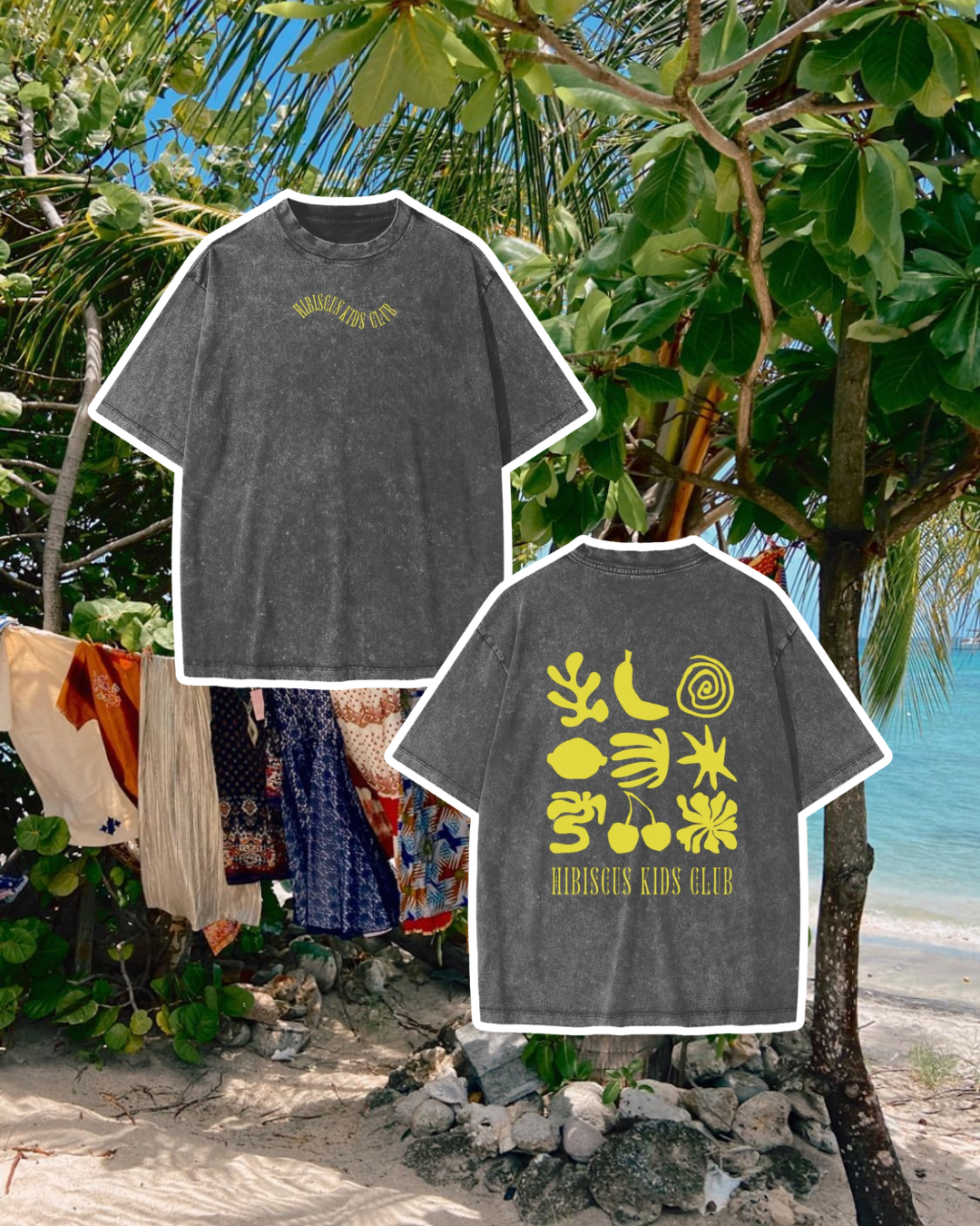 Kids "Hibiscus Club" Tee