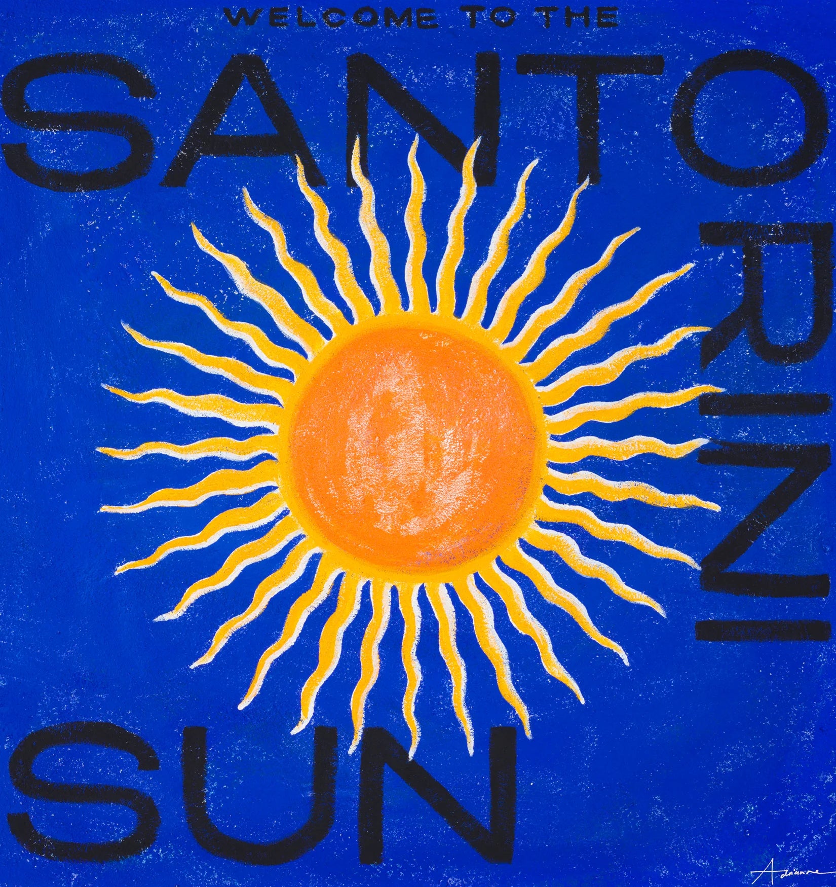 The Santorini Sun Limited Edition Print