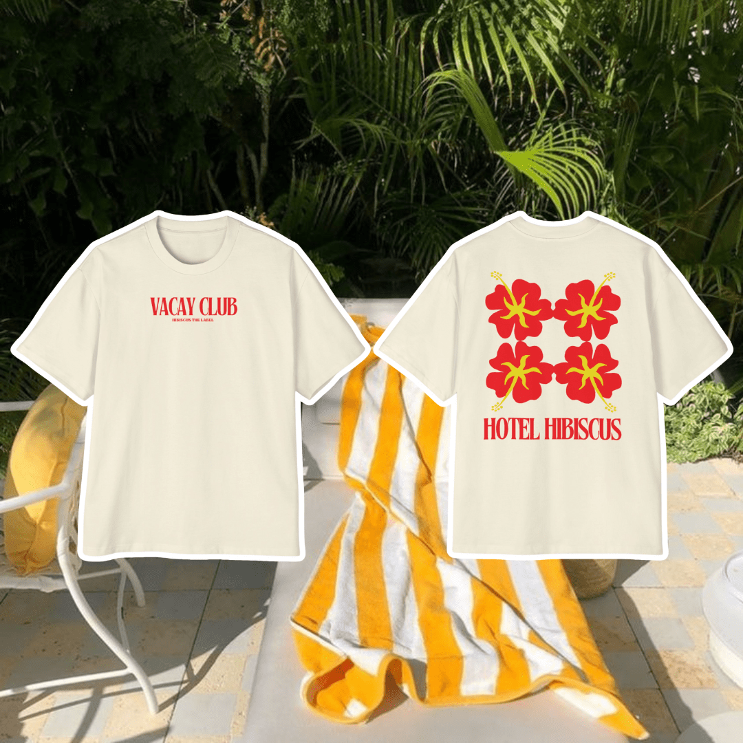 HOTEL HIBISCUS TEE - RED