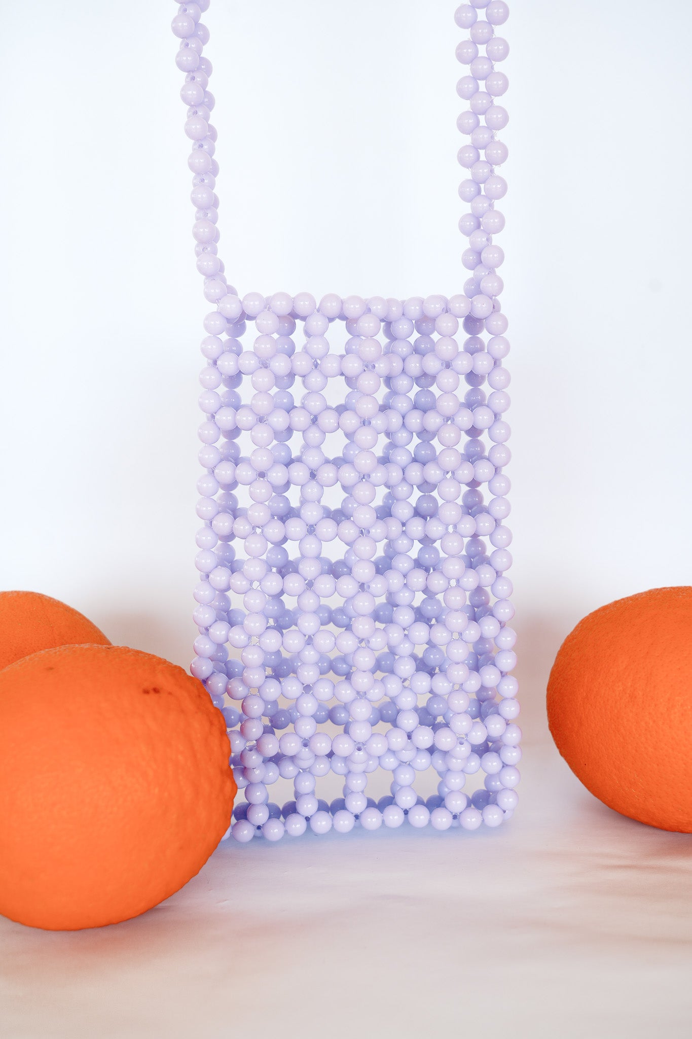 BEADED PHONE BAG - LILAC DREAM