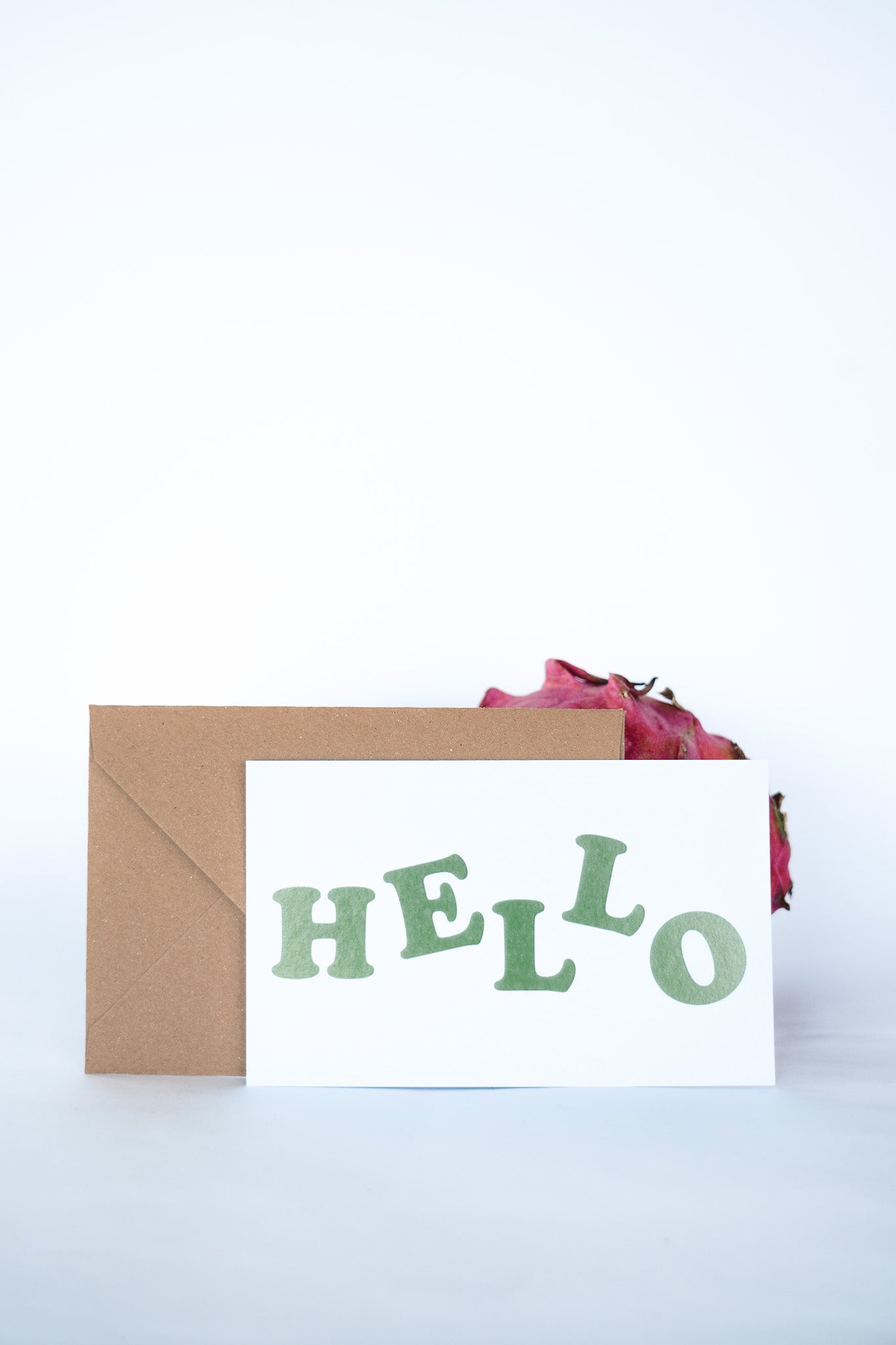 NOTE GREETING CARD - HELLO