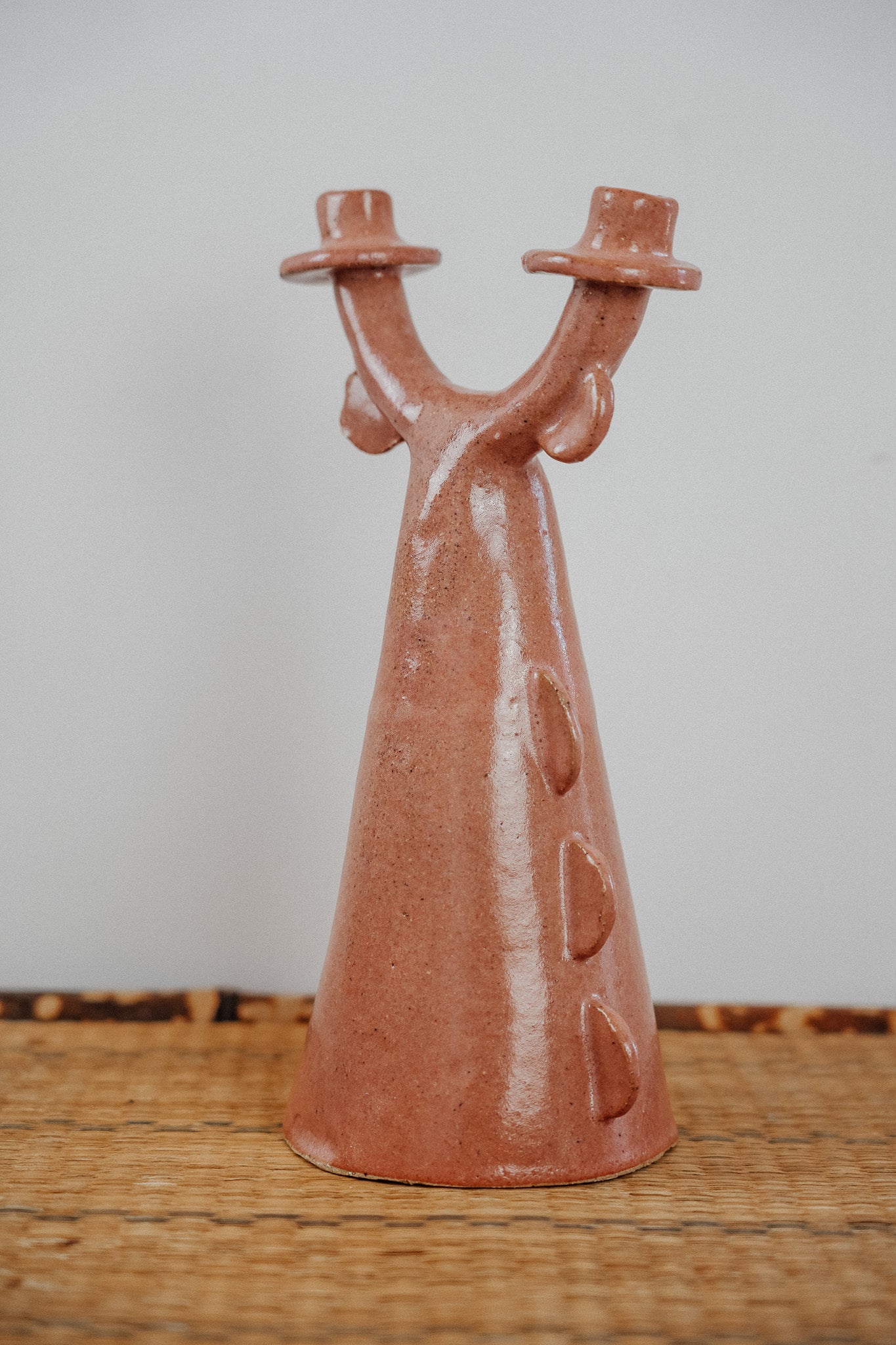 Vintage Handmade Twin Candelabra