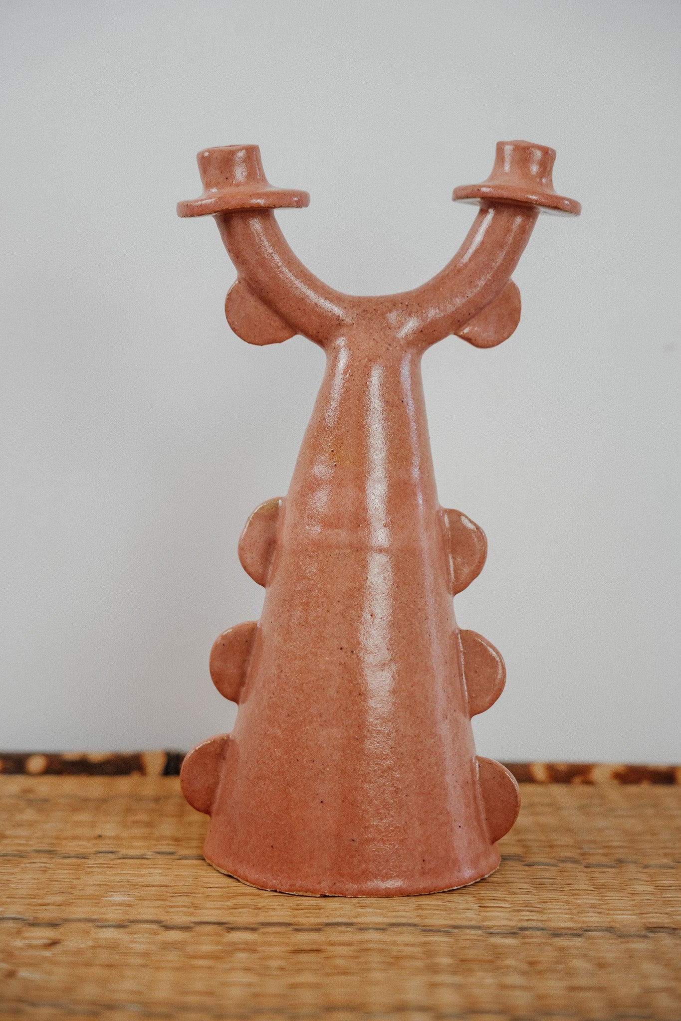Vintage Handmade Twin Candelabra