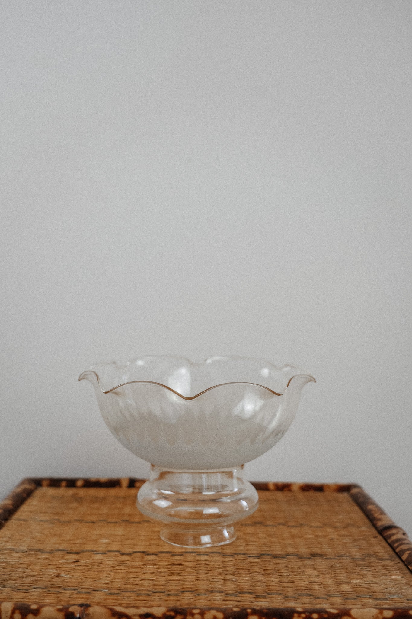 Vintage Etched Glass Pendant/Sconce Lighting