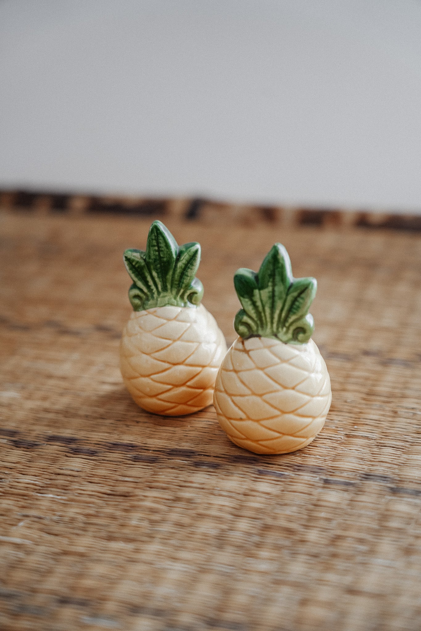 Vintage Pineapple Salt & Pepper Shakers