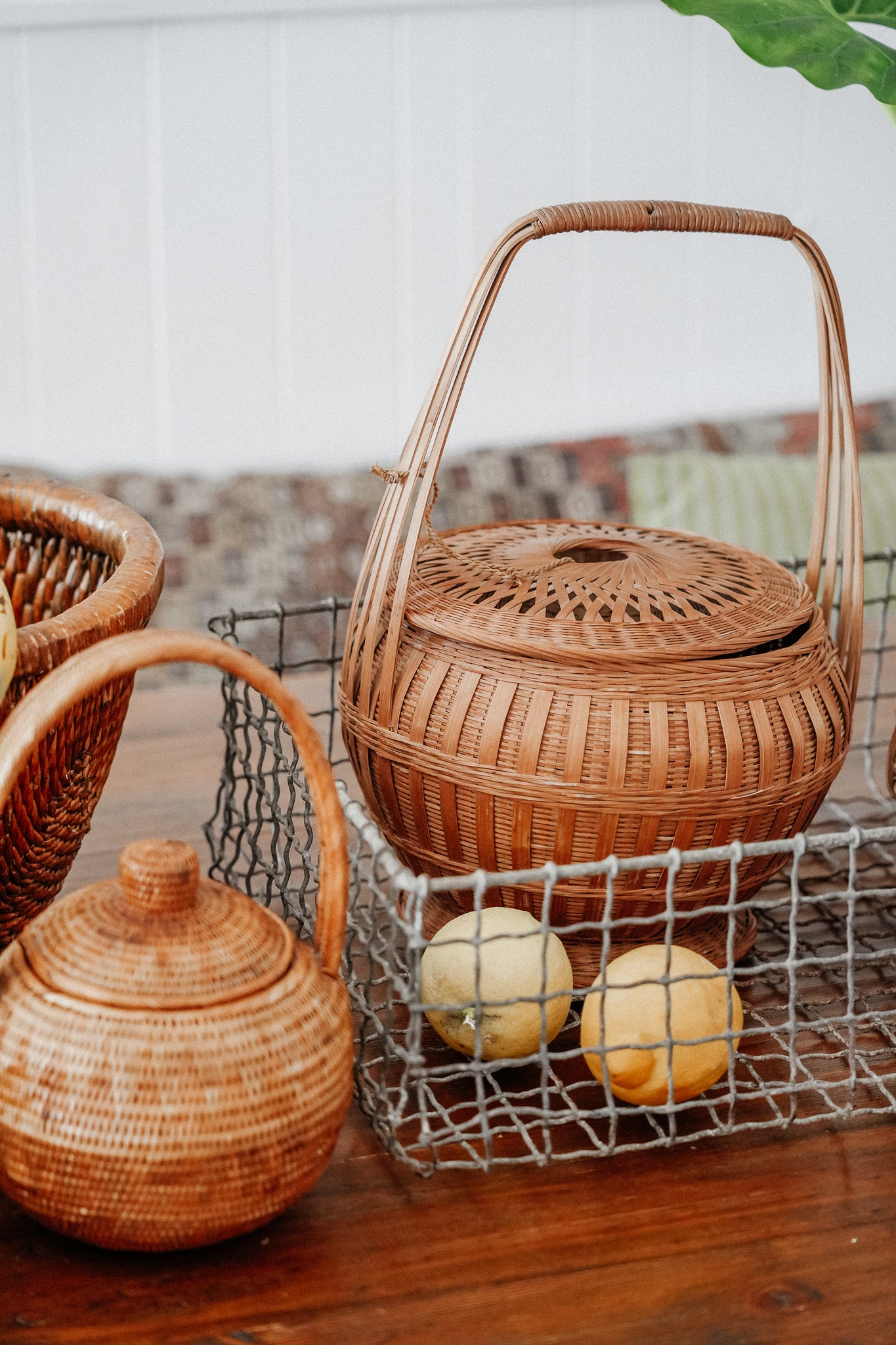 Vintage Wire Basket