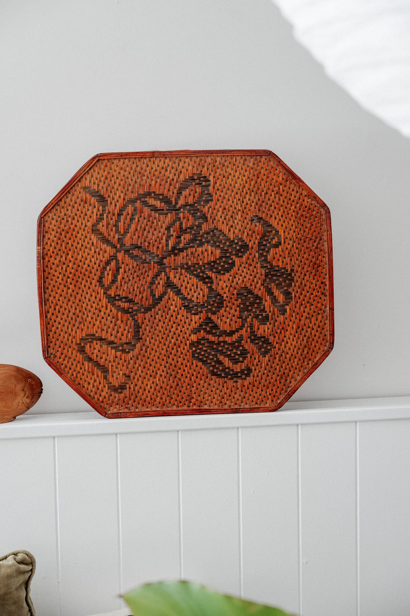 Chinese Lacquered Basket With Lid