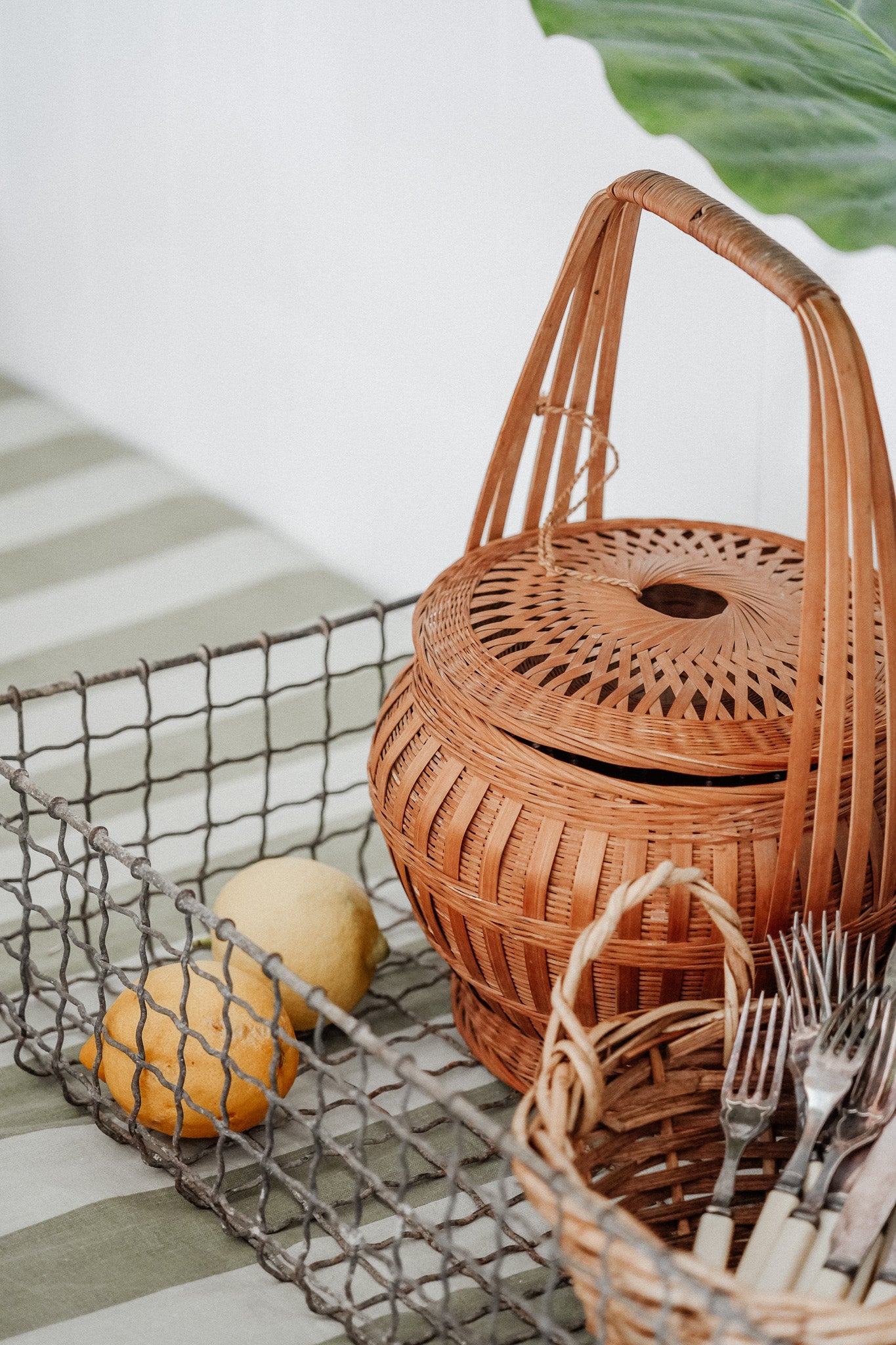 Vintage Wire Basket