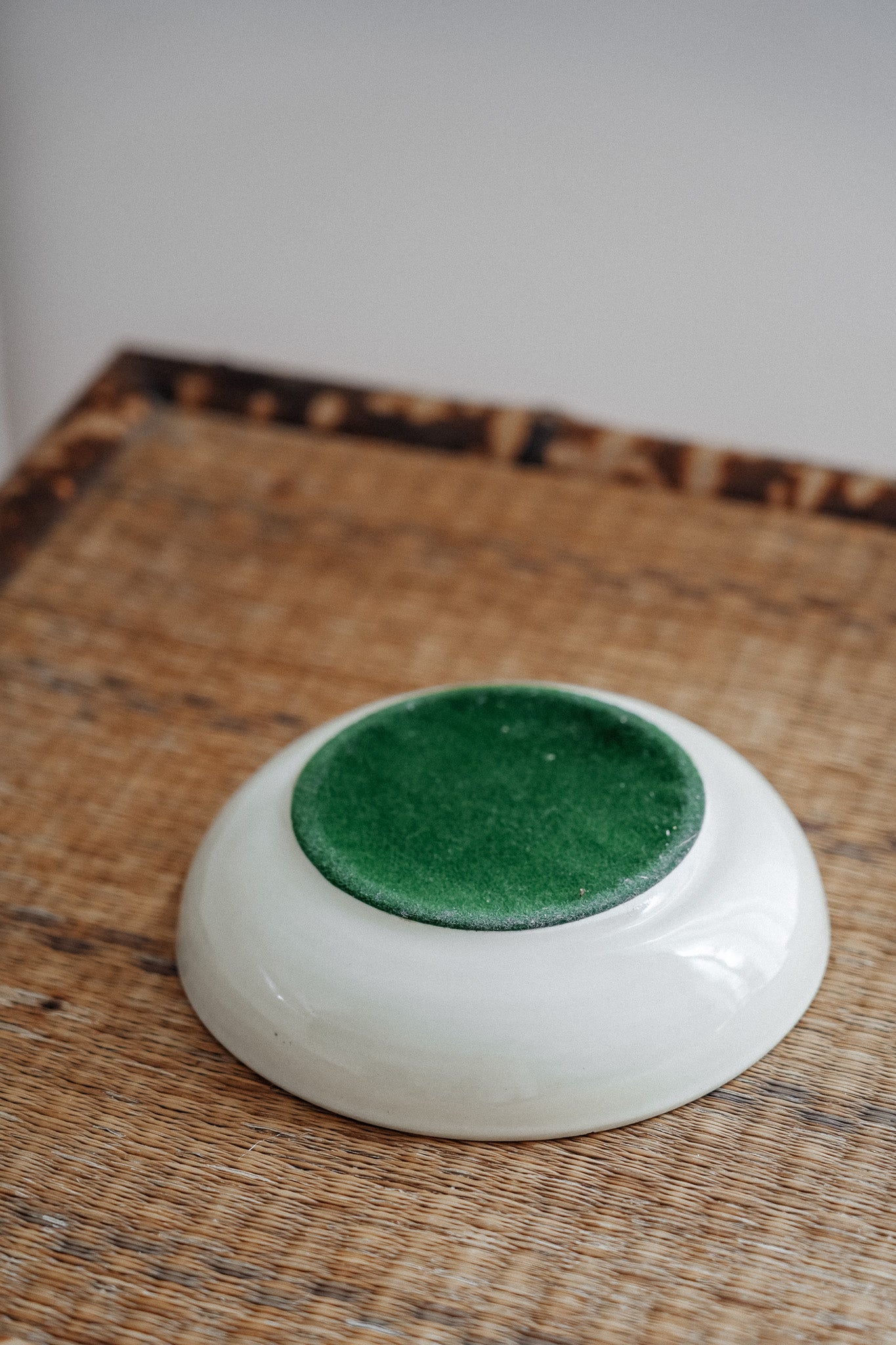 Vintage Cream Wave Dish