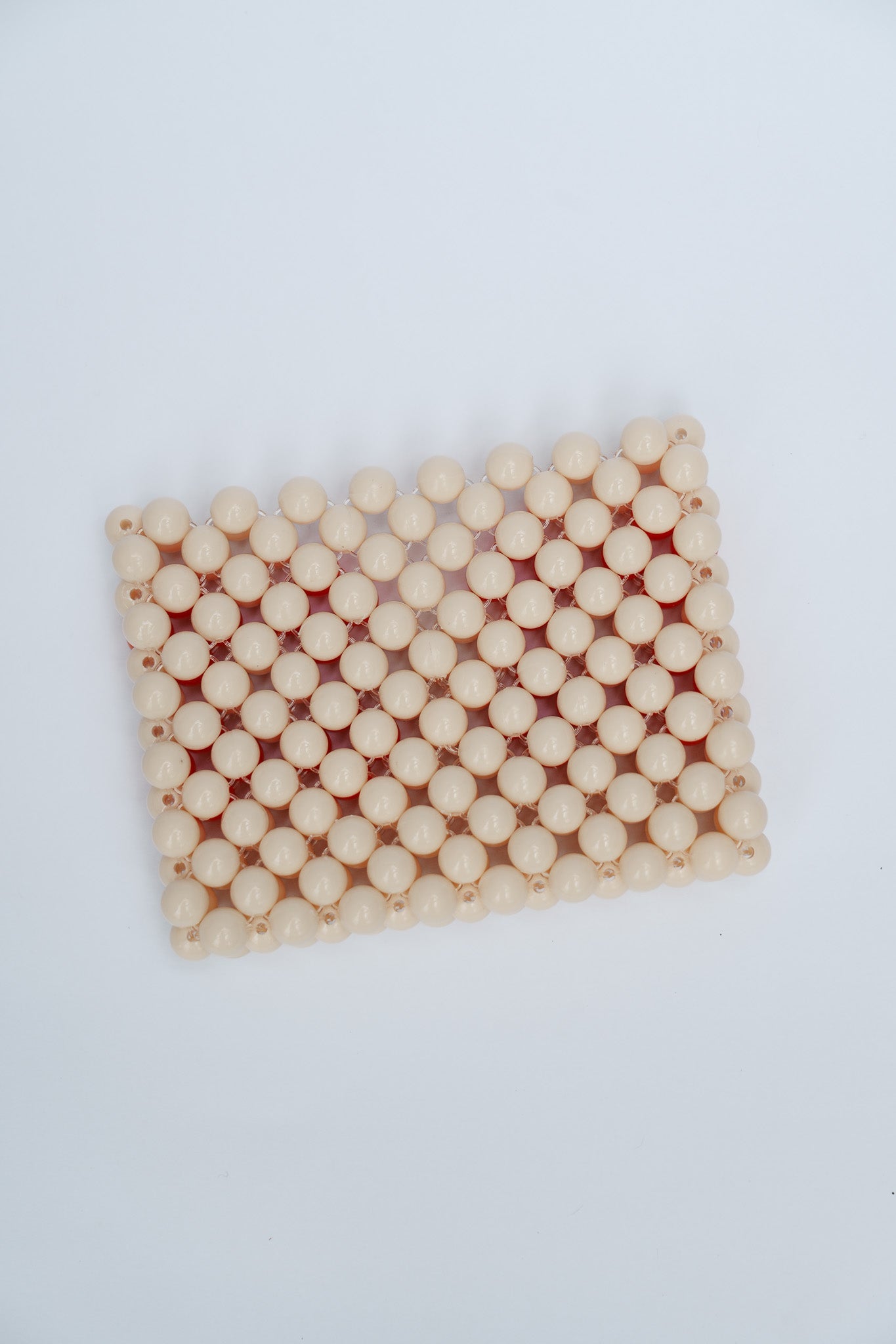BEADED CARD HOLDER - BEIGE by HIBISCUS THE LABEL Designer Homewares Furniture Australia
