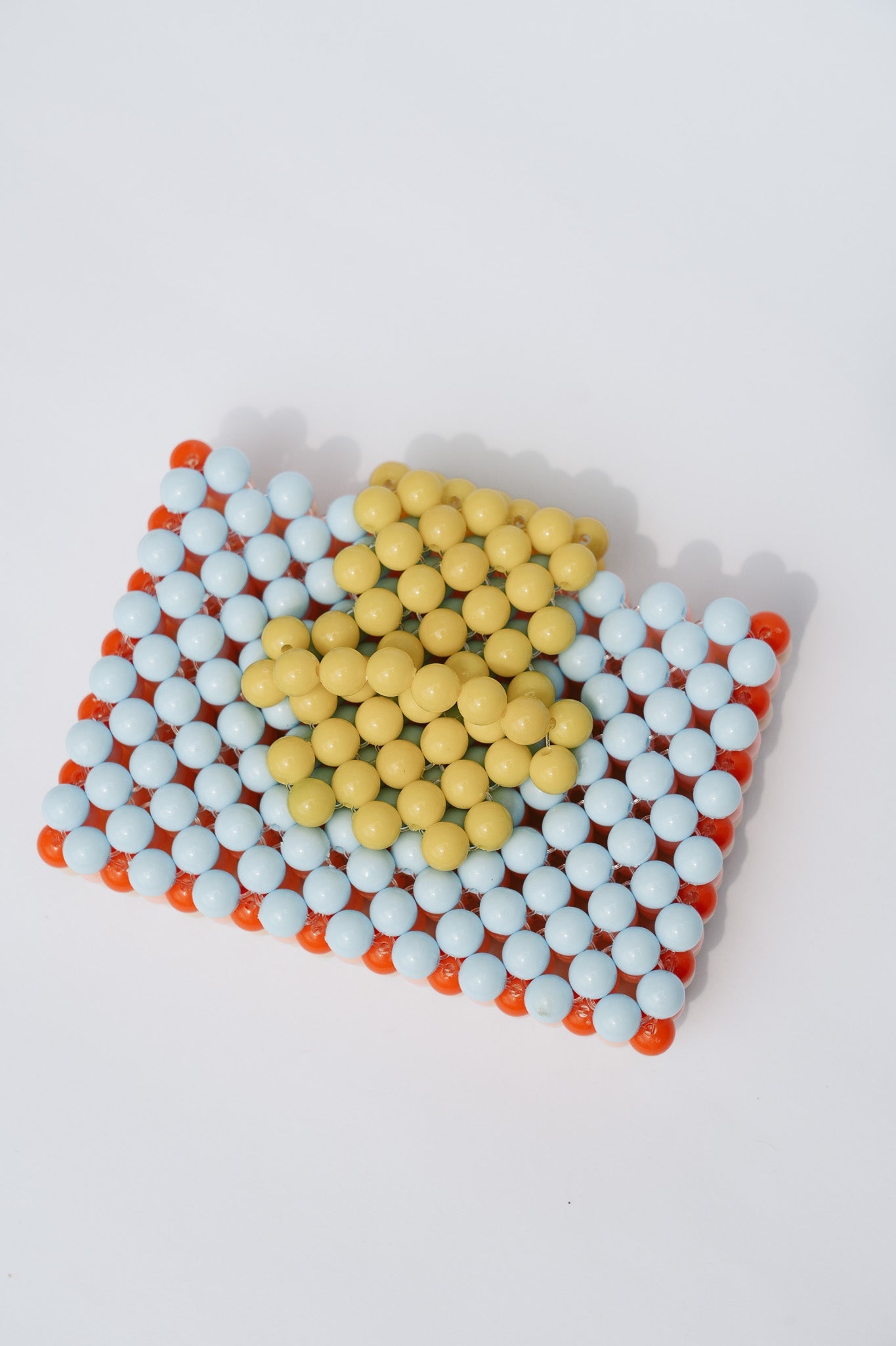 BEADED CARD PURSE - MULTI BLUE by HIBISCUS THE LABEL Designer Homewares Furniture Australia