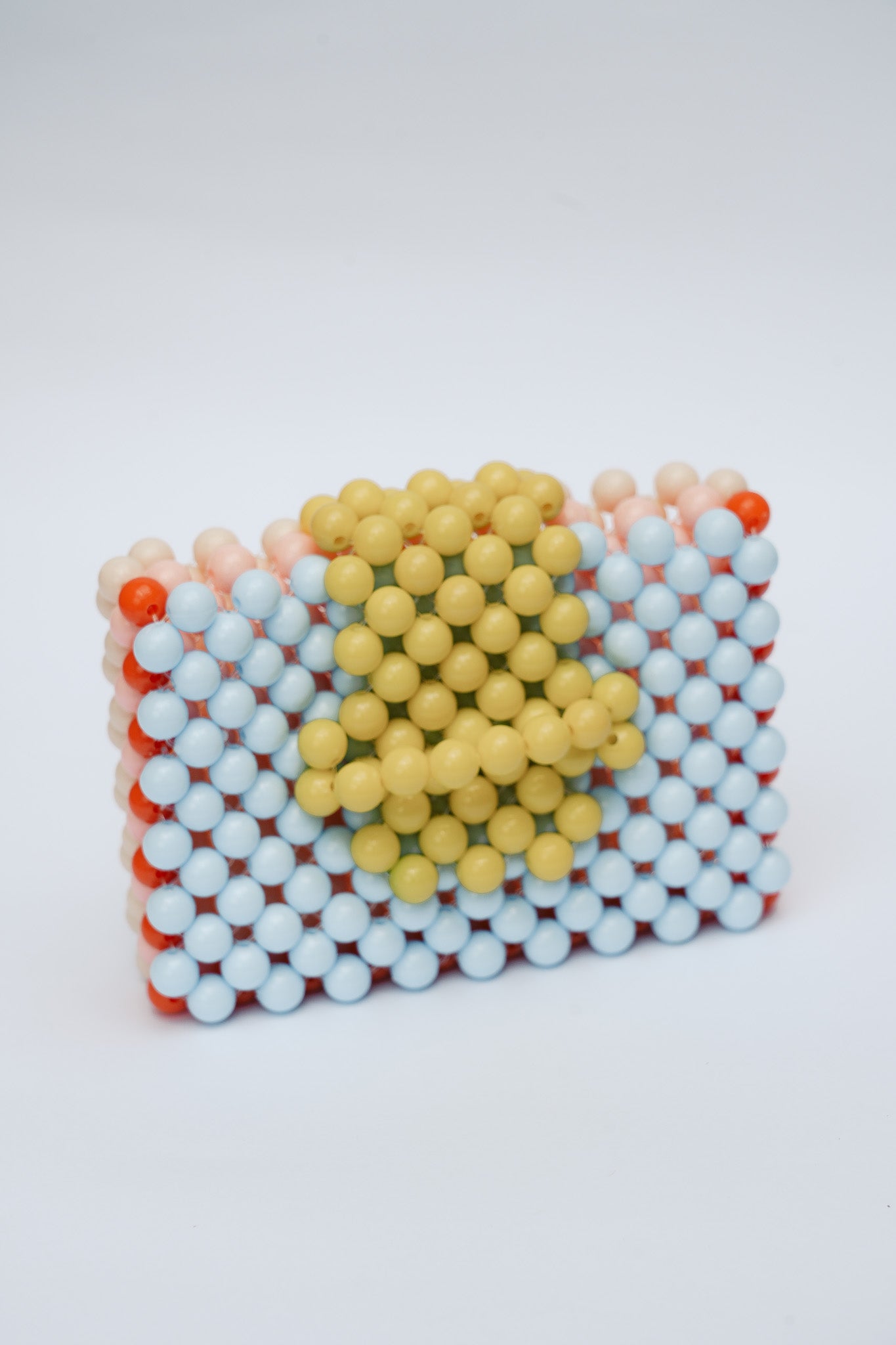 BEADED CARD PURSE - MULTI BLUE by HIBISCUS THE LABEL Designer Homewares Furniture Australia
