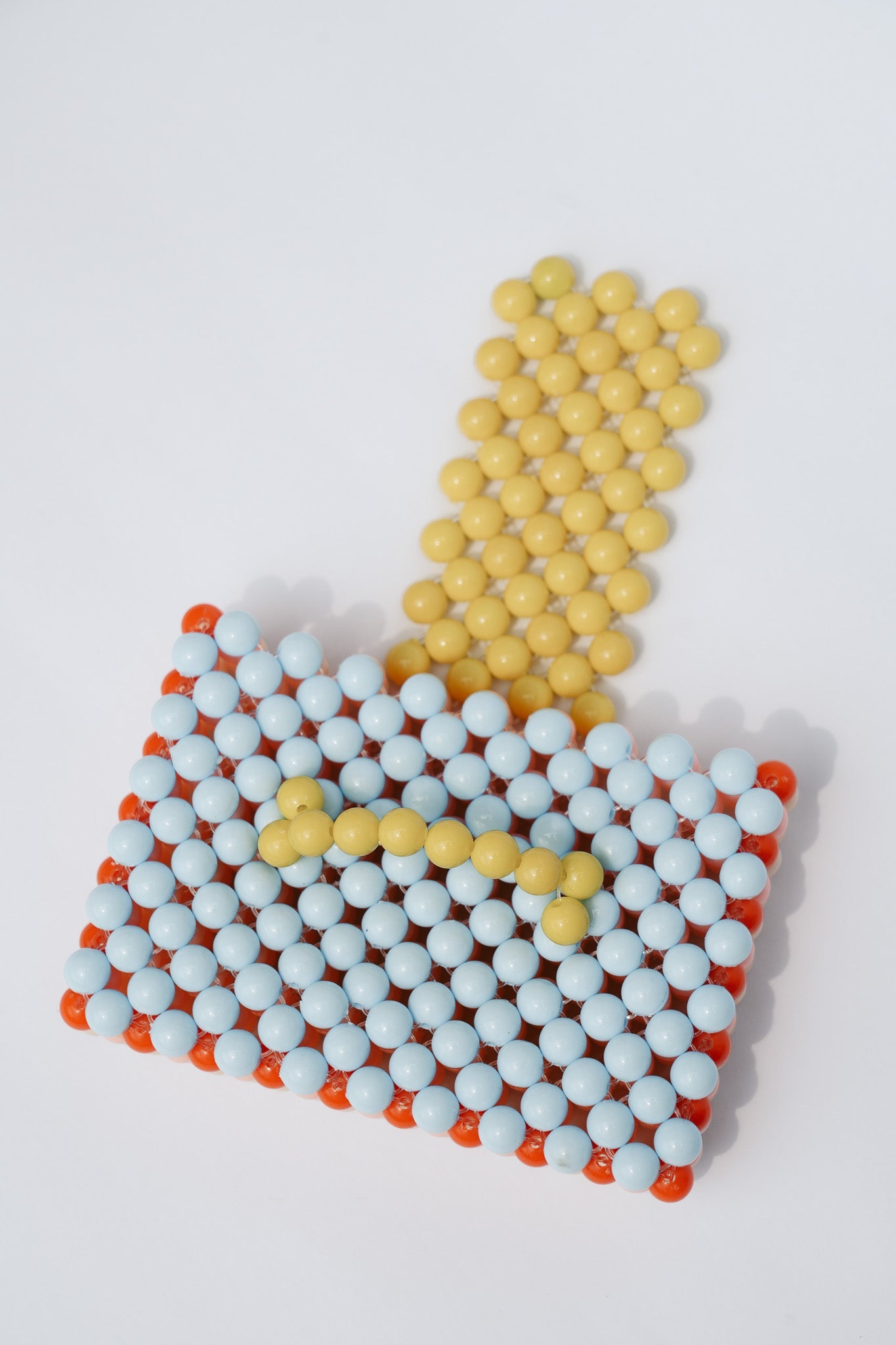 BEADED CARD PURSE - MULTI BLUE by HIBISCUS THE LABEL Designer Homewares Furniture Australia