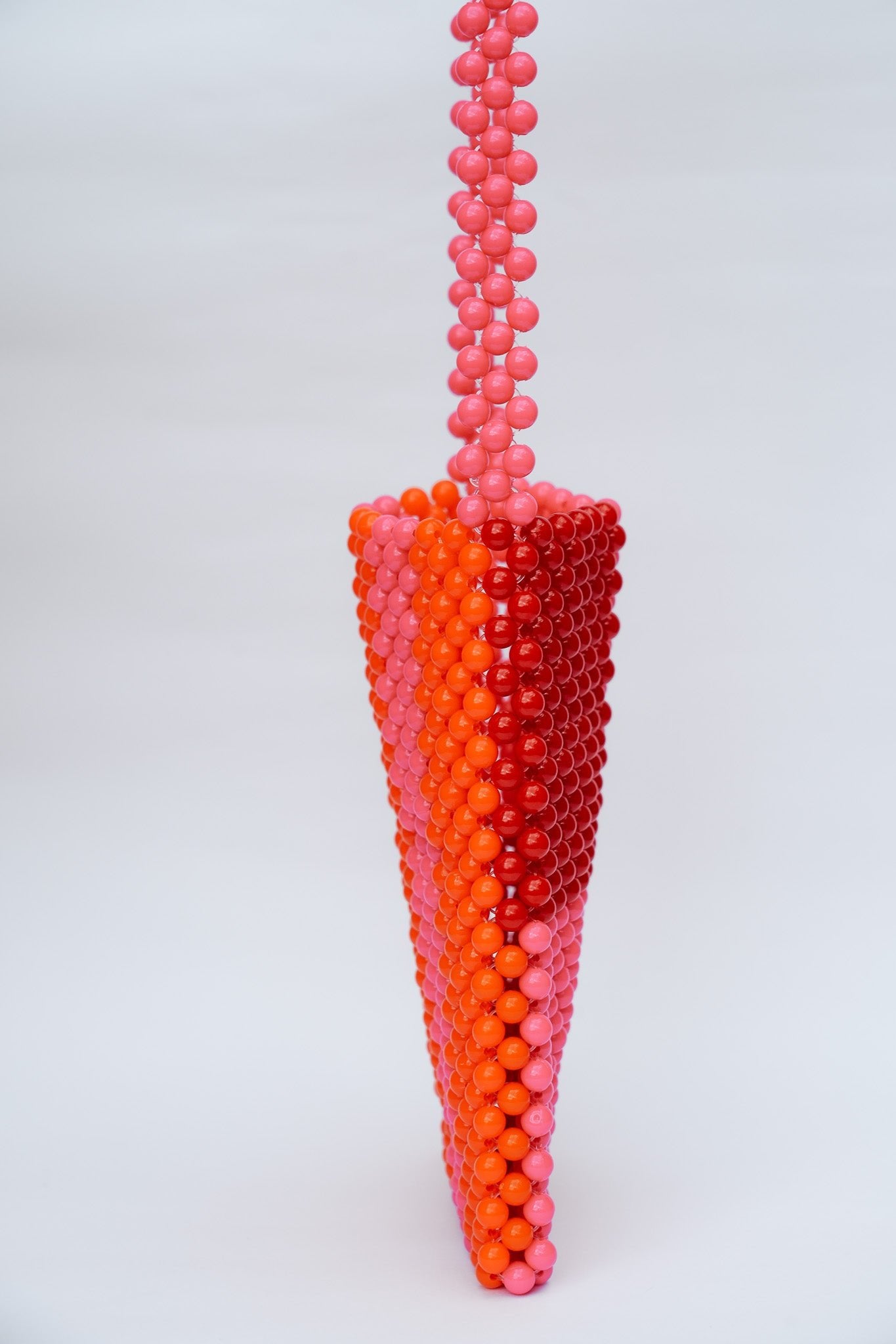 BEADED PHONE BAG - RED/PINK by HIBISCUS THE LABEL Designer Homewares Furniture Australia