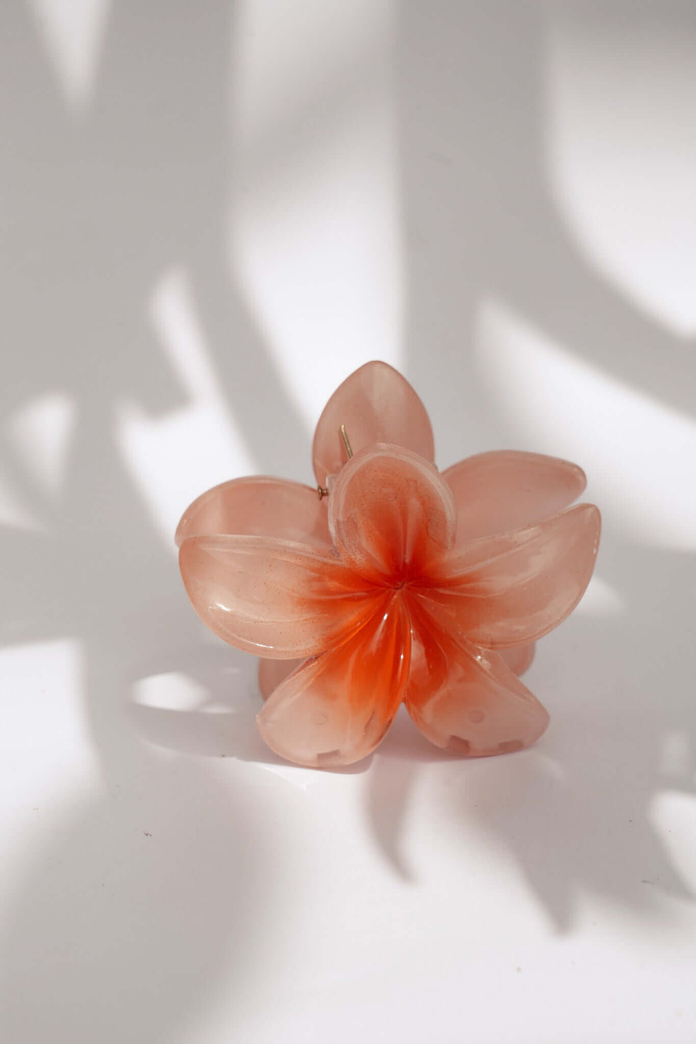 FRANGIPANI HAIR CLIPS - ORANGE by HIBISCUS THE LABEL Designer Homewares Furniture Australia
