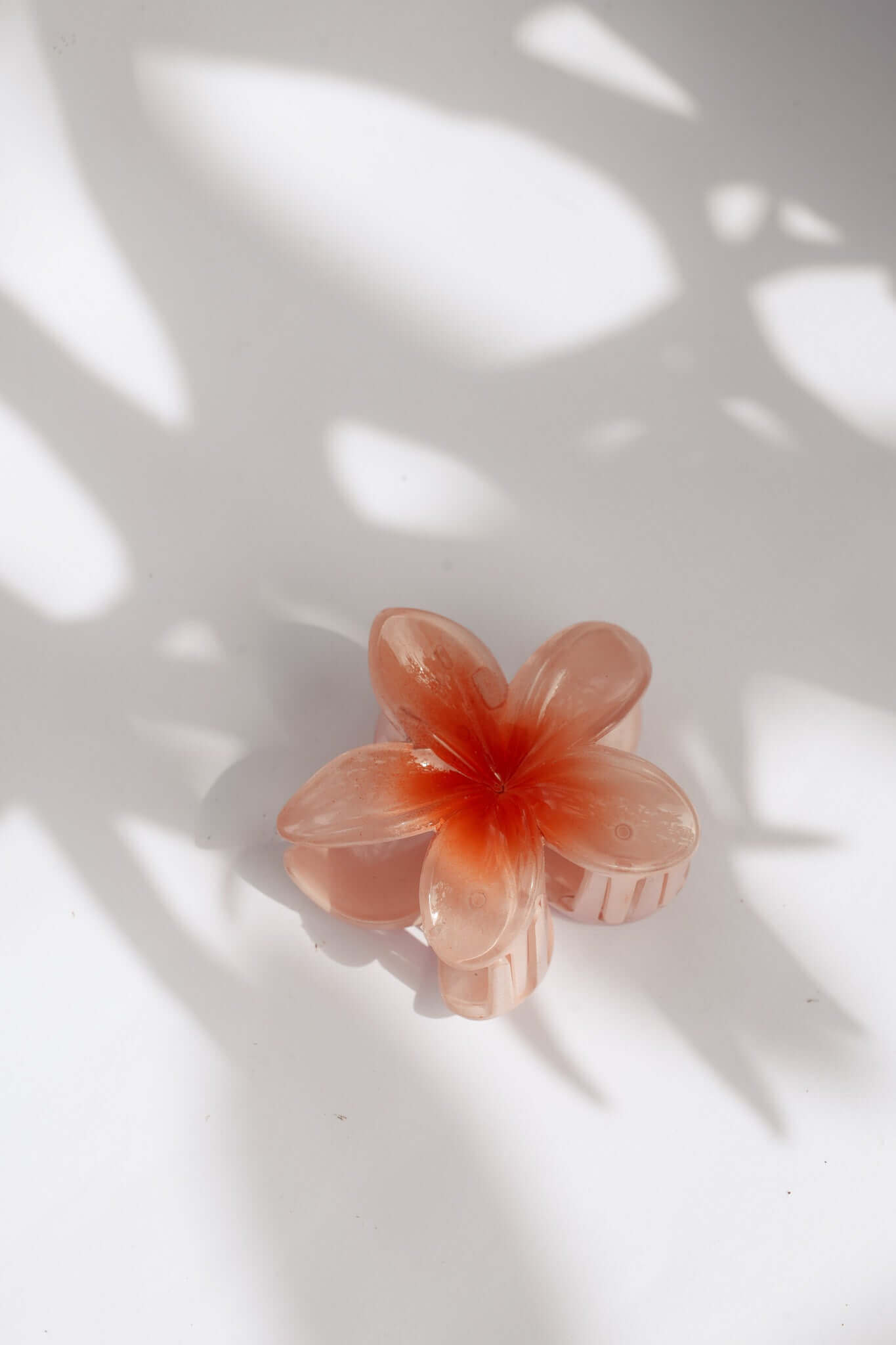 FRANGIPANI HAIR CLIPS - ORANGE by HIBISCUS THE LABEL Designer Homewares Furniture Australia