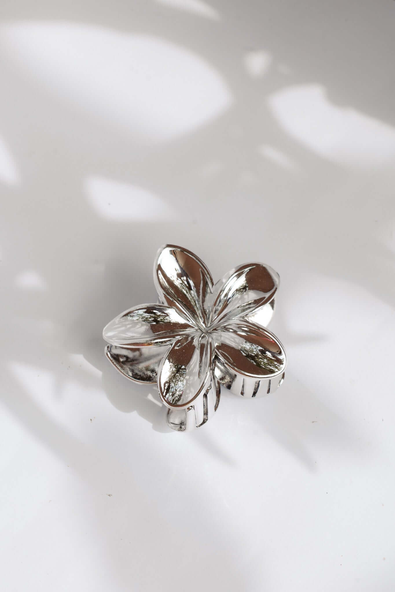 FRANGIPANI HAIR CLIPS - SILVER by HIBISCUS THE LABEL Designer Homewares Furniture Australia