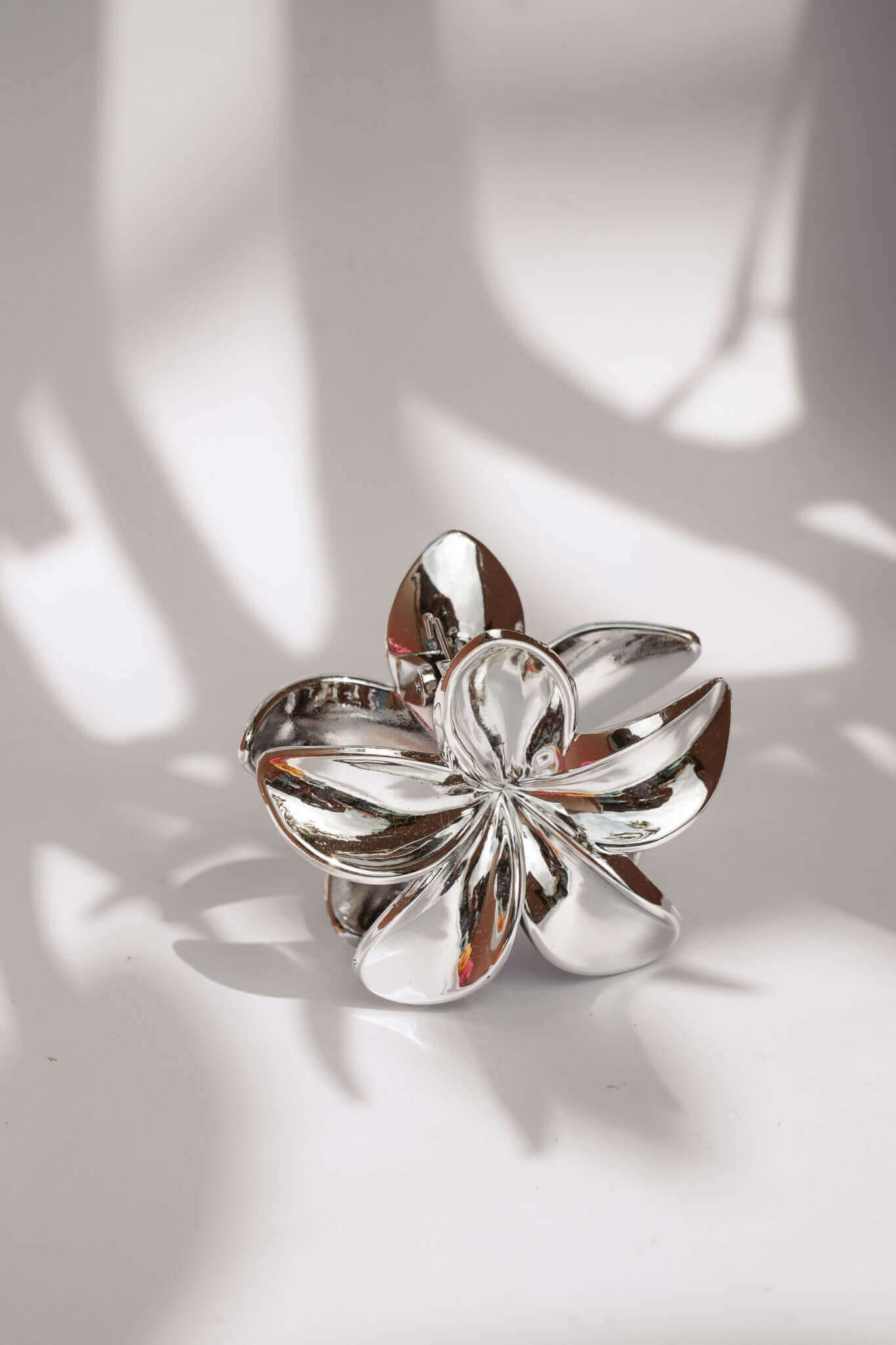 FRANGIPANI HAIR CLIPS - SILVER by HIBISCUS THE LABEL Designer Homewares Furniture Australia