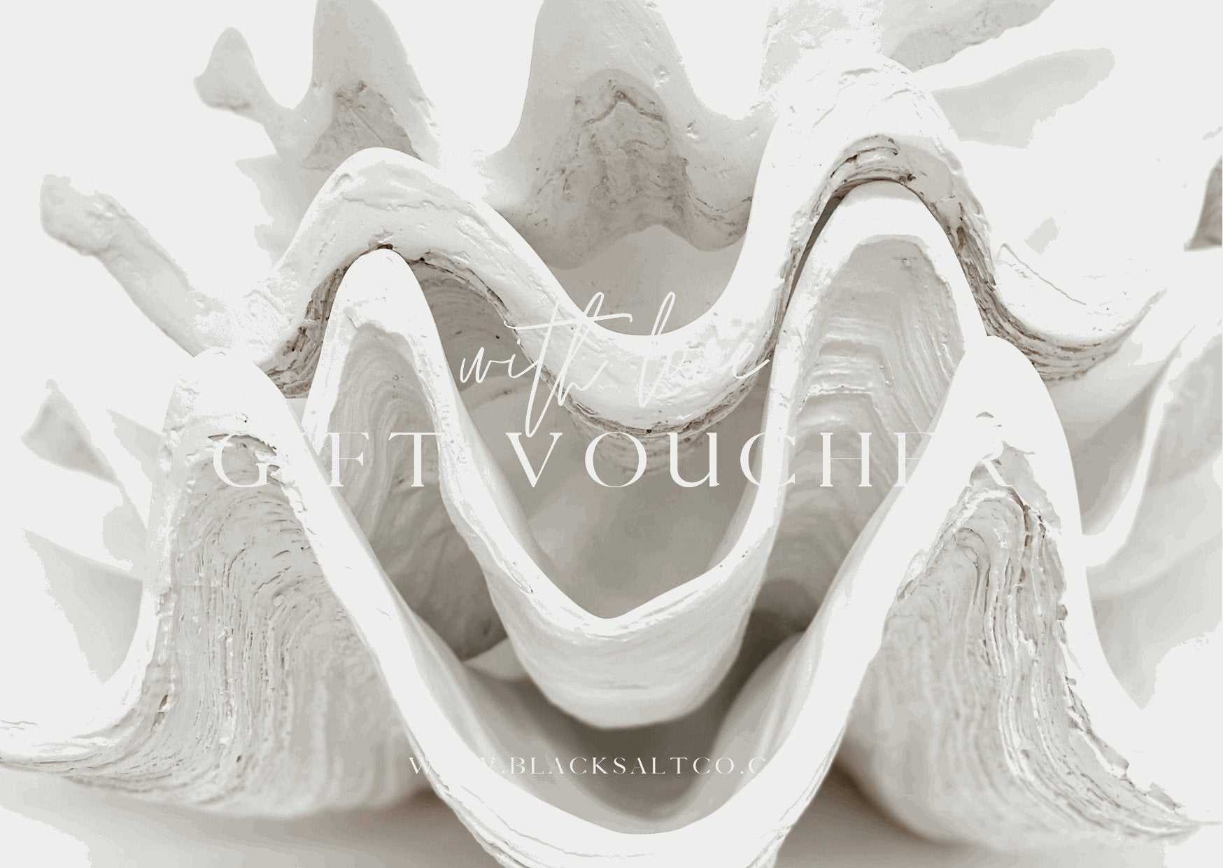 GIFT CARD VOUCHER by Black Salt Co Designer Homewares Furniture Australia