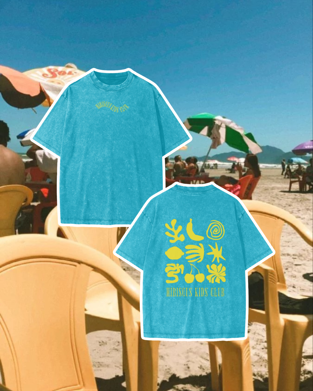Kids "Hibiscus Club" T-shirt