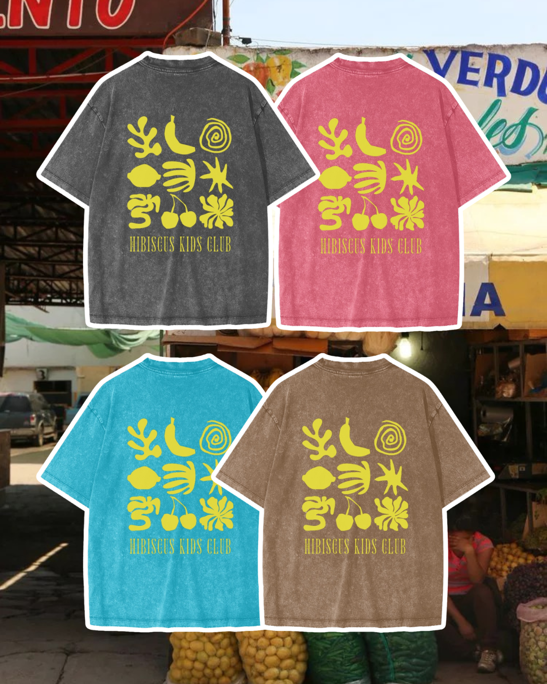 Kids "Hibiscus Club" Tee