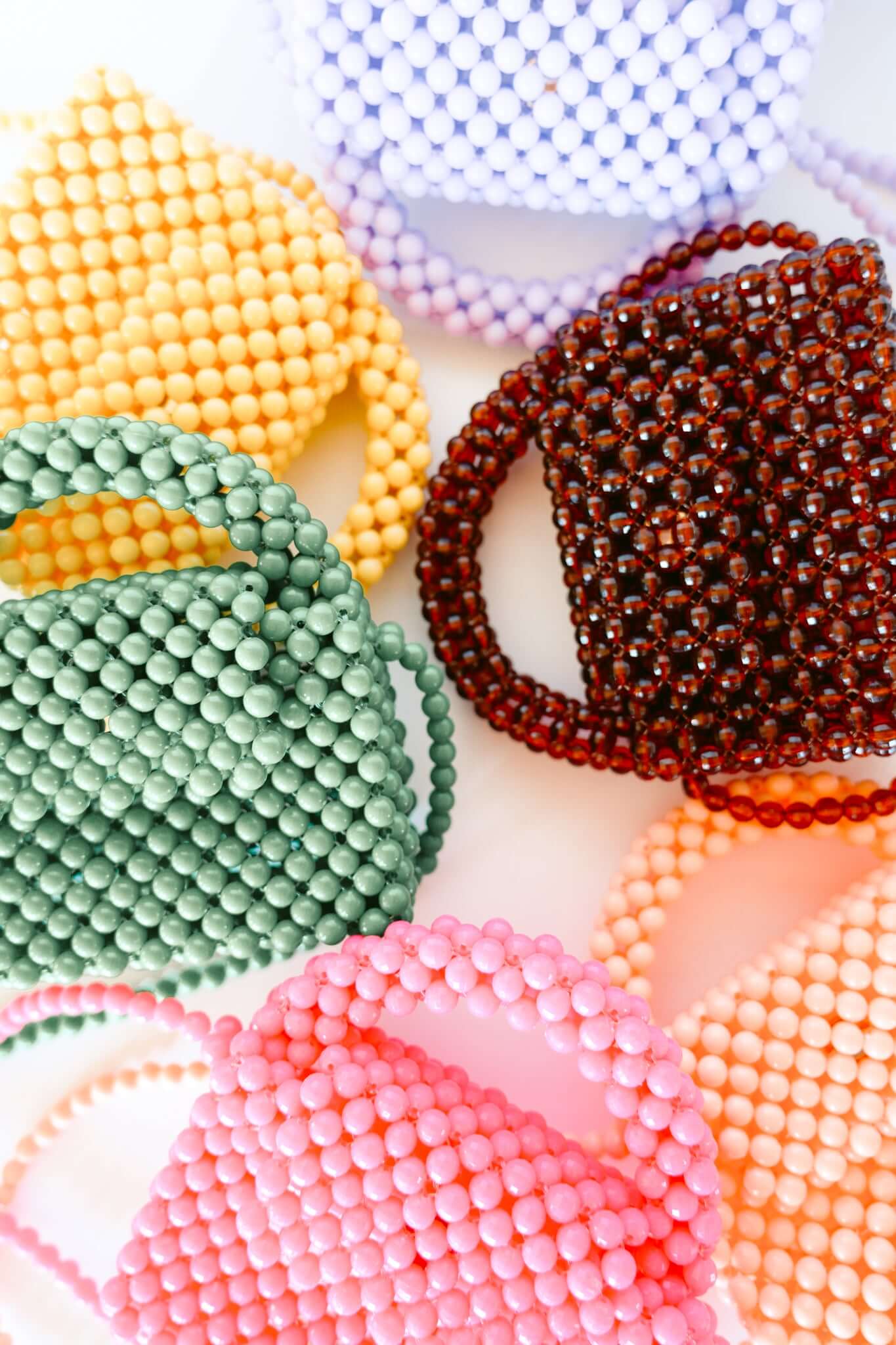 THE KIWI BEADED HANDBAG