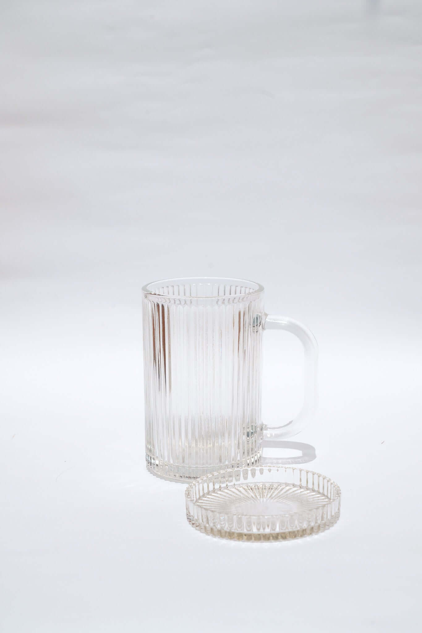 THE HARLEE GLASS MUGS Color: Clear by HIBISCUS THE LABEL Designer Homewares Furniture Australia