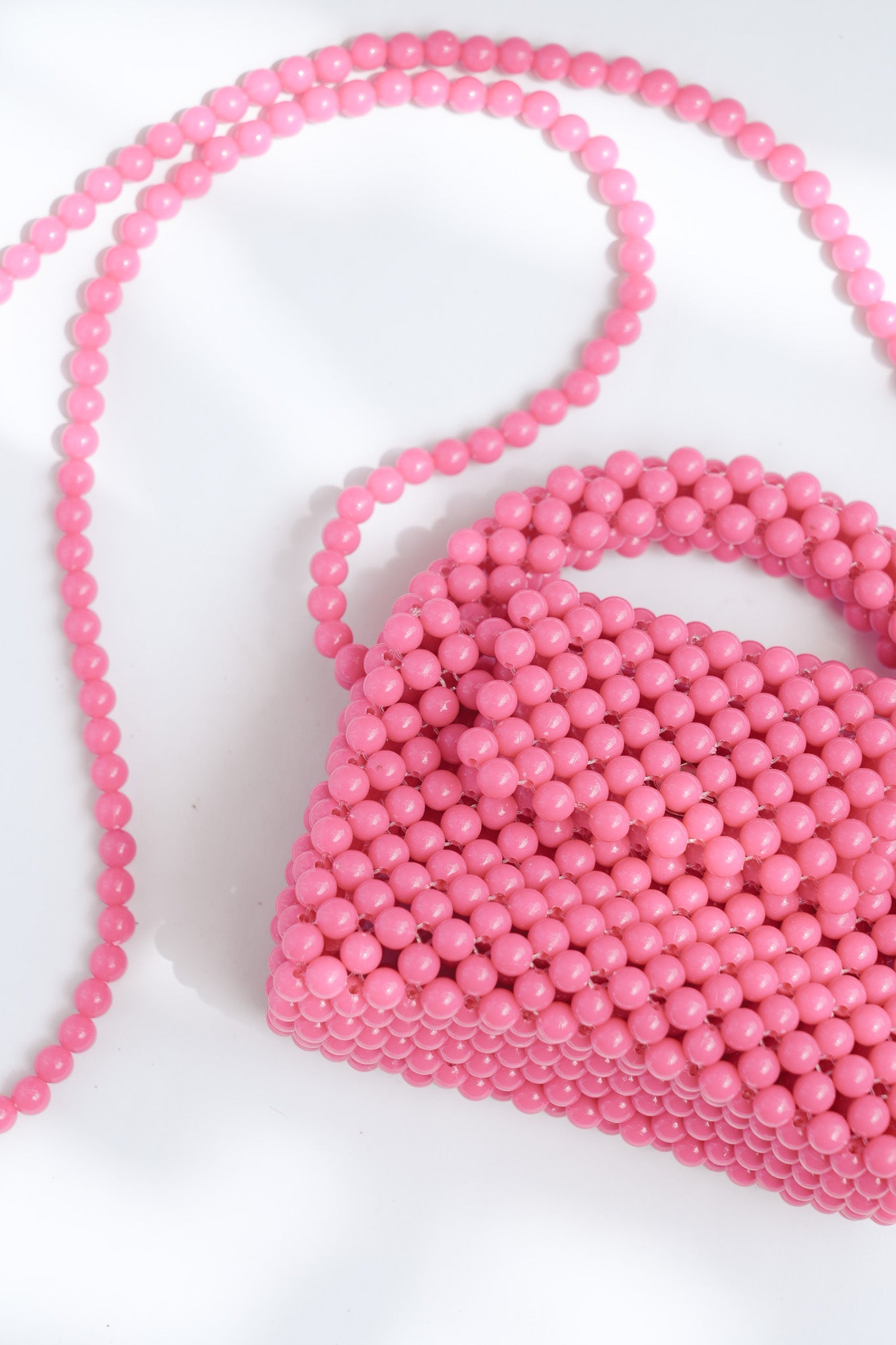 THE KIWI BEADED HANDBAG Color: Translucent Brown by HIBISCUS THE LABEL Designer Homewares Furniture Australia