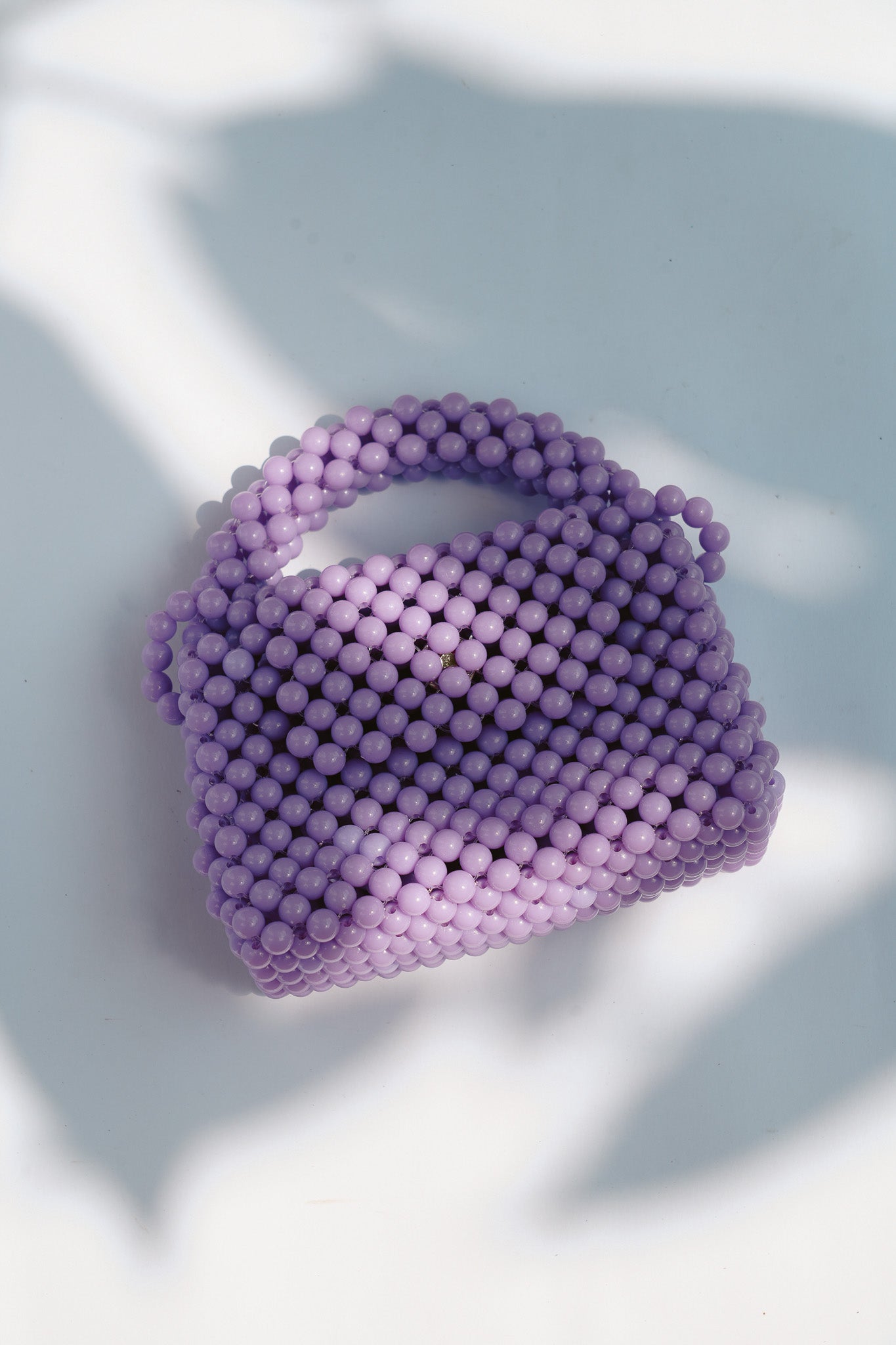 THE KIWI BEADED HANDBAG Color: Translucent Brown by HIBISCUS THE LABEL Designer Homewares Furniture Australia