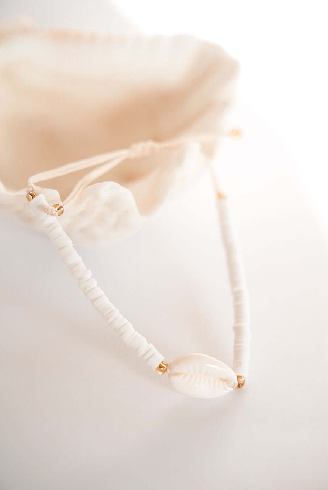 THE SHELLY BRACELET Colors: Shell & Gold by HIBISCUS THE LABEL Designer Homewares Furniture Australia