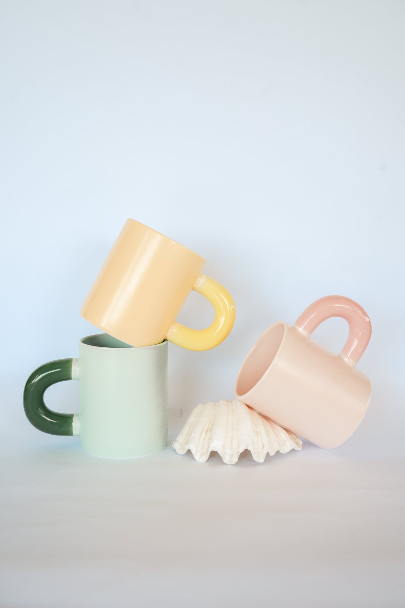 THE SUNRISE COFFEE MUG Color: Yellow by HIBISCUS THE LABEL Designer Homewares Furniture Australia