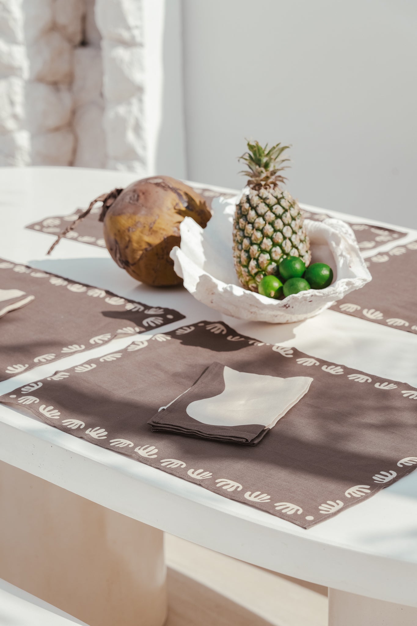THE ULU NAPKINS (set of 4) by HIBISCUS THE LABEL Designer Homewares Furniture Australia
