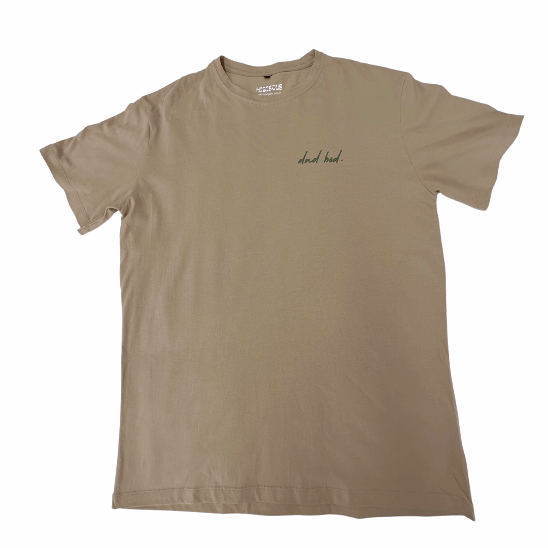 Dad Bod T-shirt - HIBISCUS THE LABEL - Black Salt Co