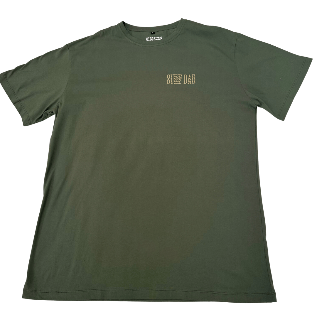Surf Dad T-shirt - HIBISCUS THE LABEL - Black Salt Co