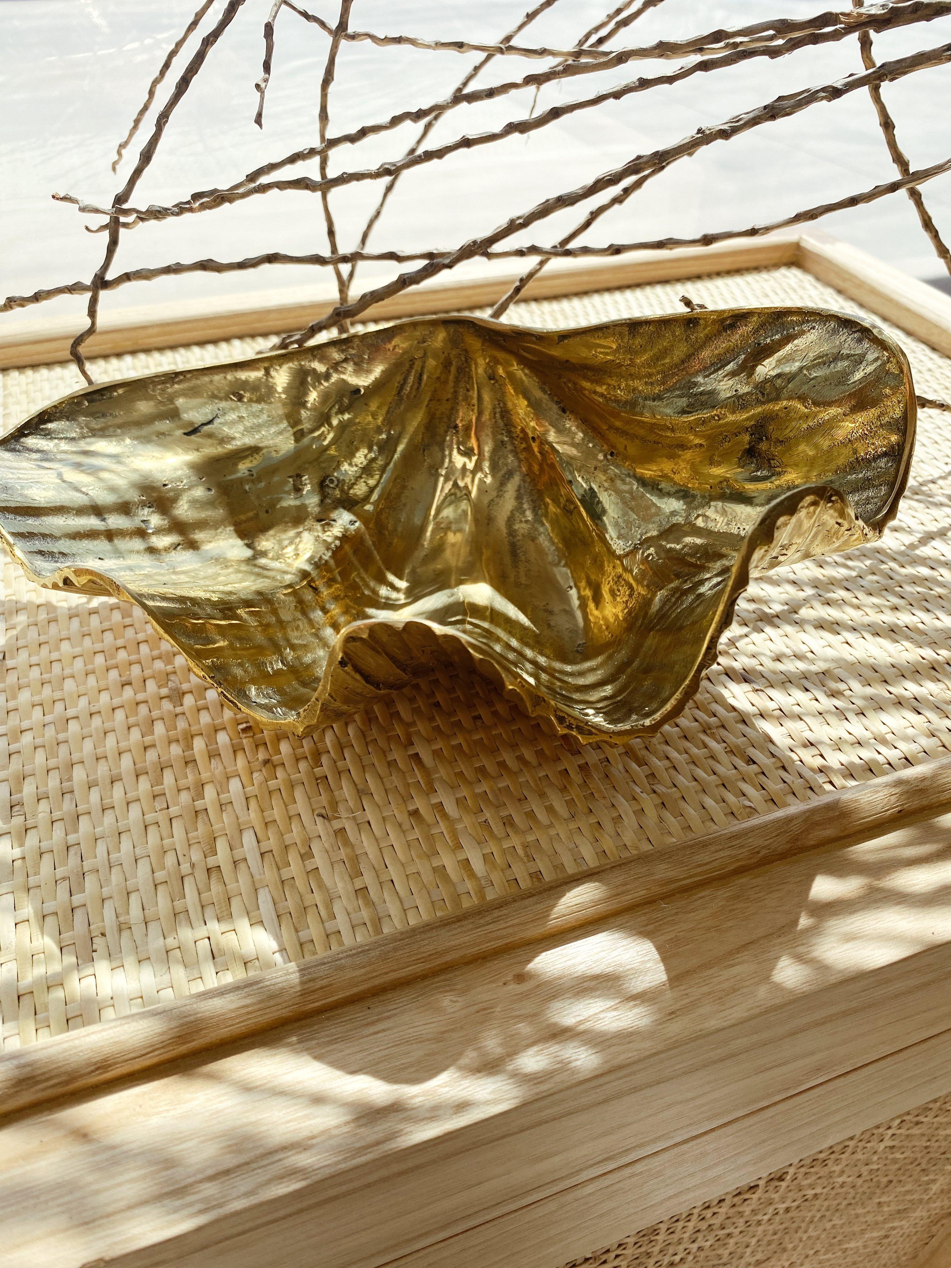 THE BRASS CLAM SHELL - Black Salt Co sale - Black Salt Co