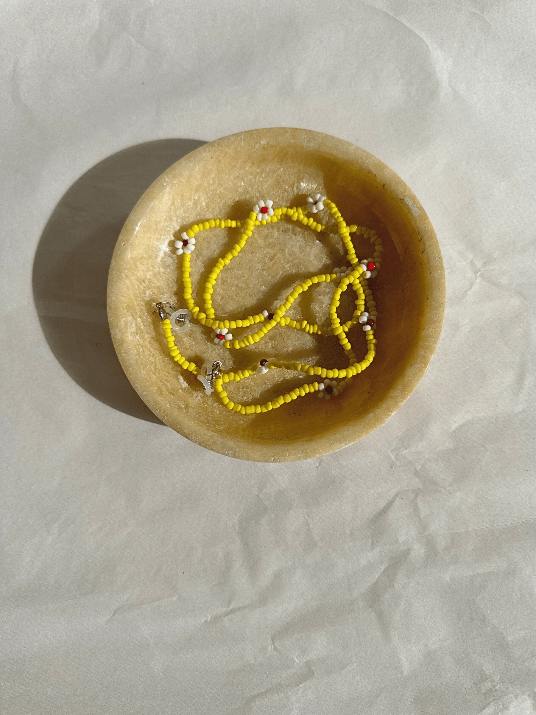 THE VACAY SUNGLASS CHAIN - YELLOW BLOOM - HIBISCUS THE LABEL - Black Salt Co