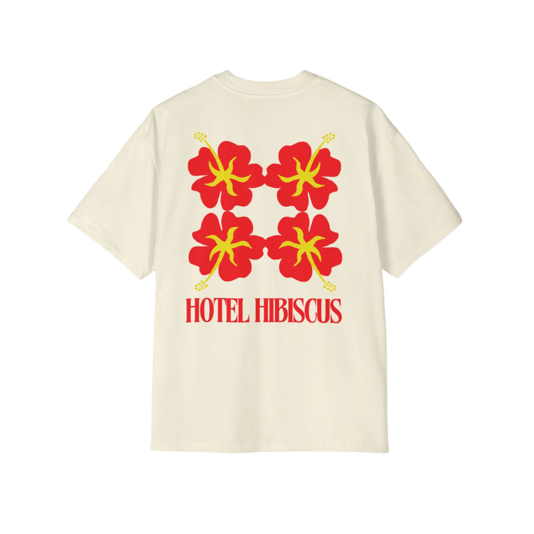 HOTEL HIBISCUS TEE - RED