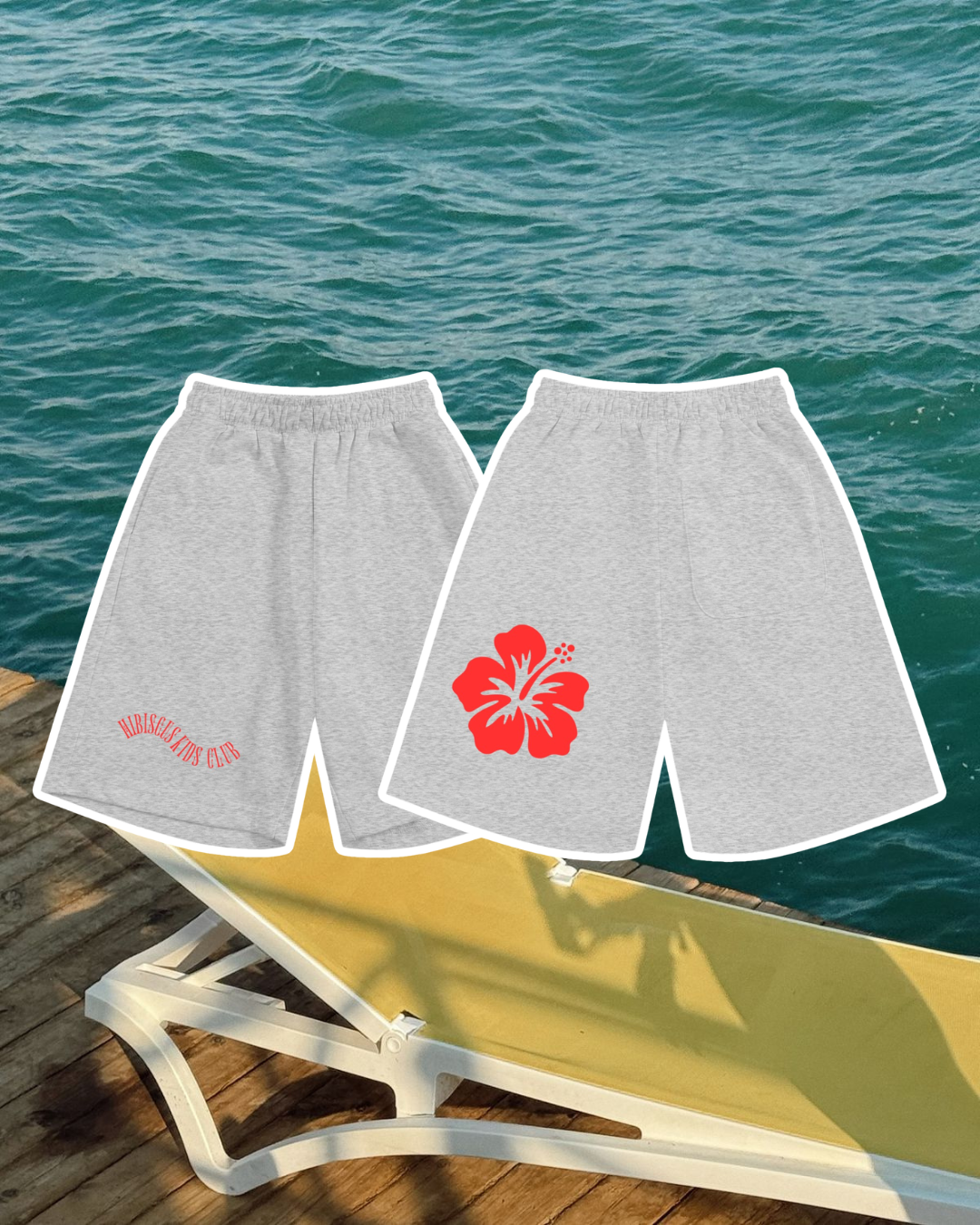 Kids' "Hibiscus" Comfy Shorts