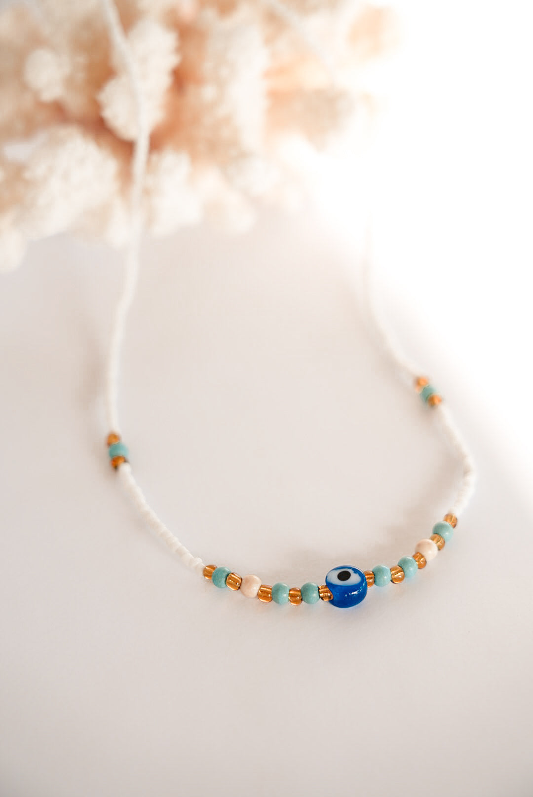 THE EYE BEADED NECKLACE