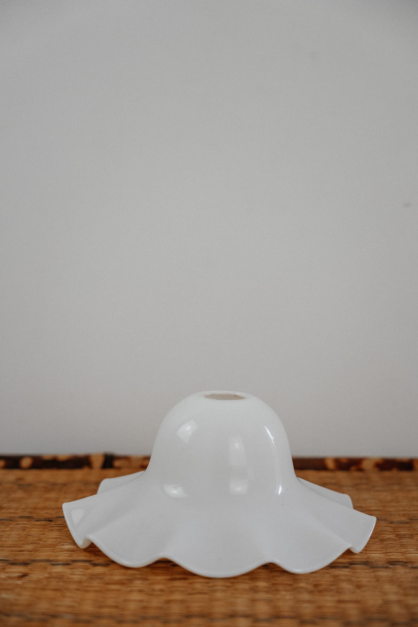 Vintage White Glass Pendant/Sconce Lighting