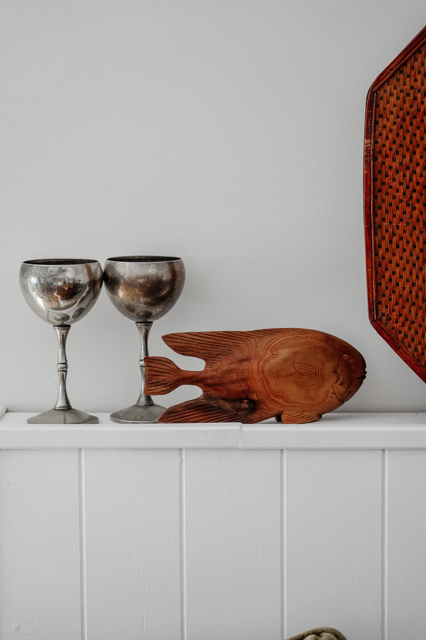 Vintage Silver Goblets (Set of 2)