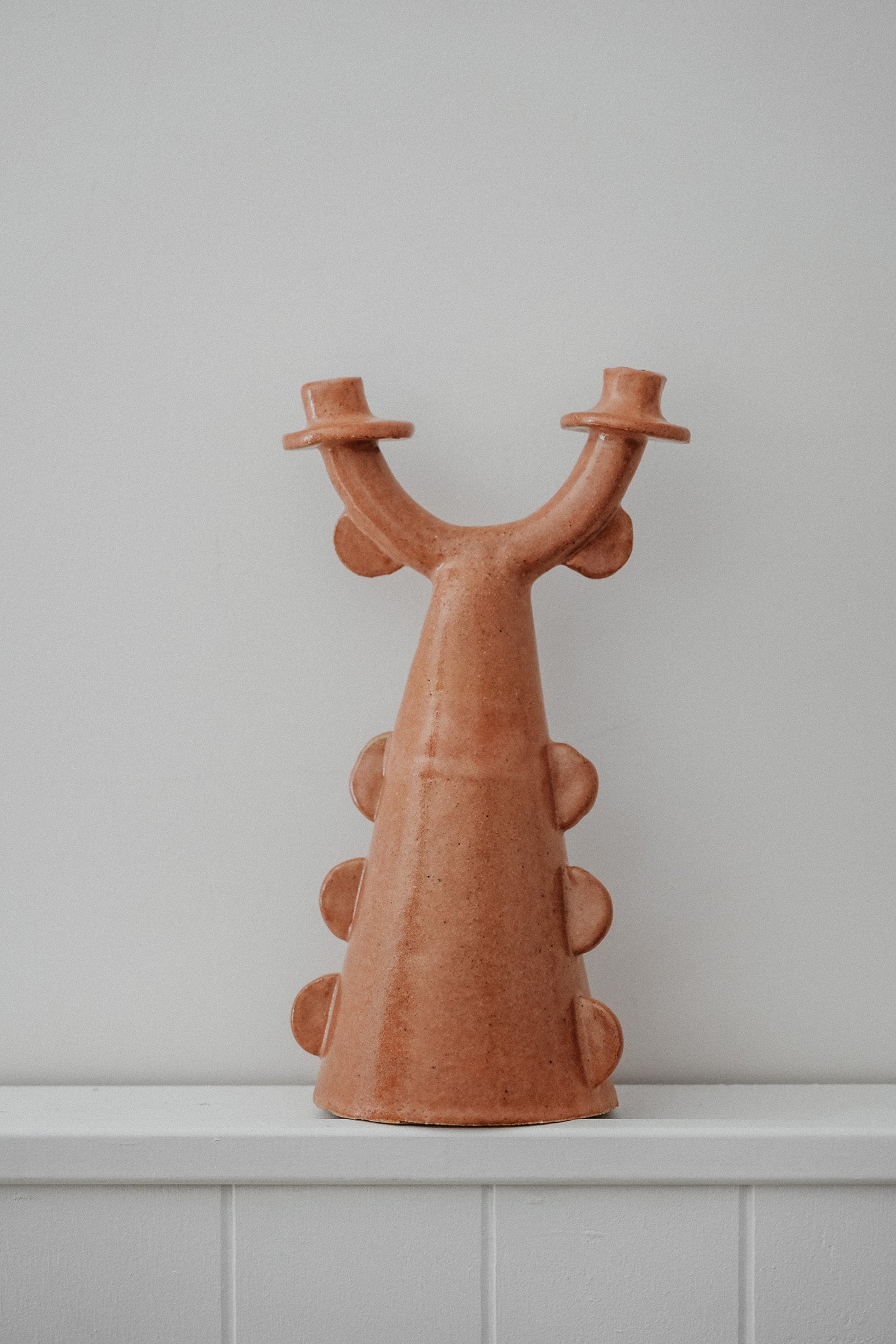 Vintage Handmade Twin Candelabra