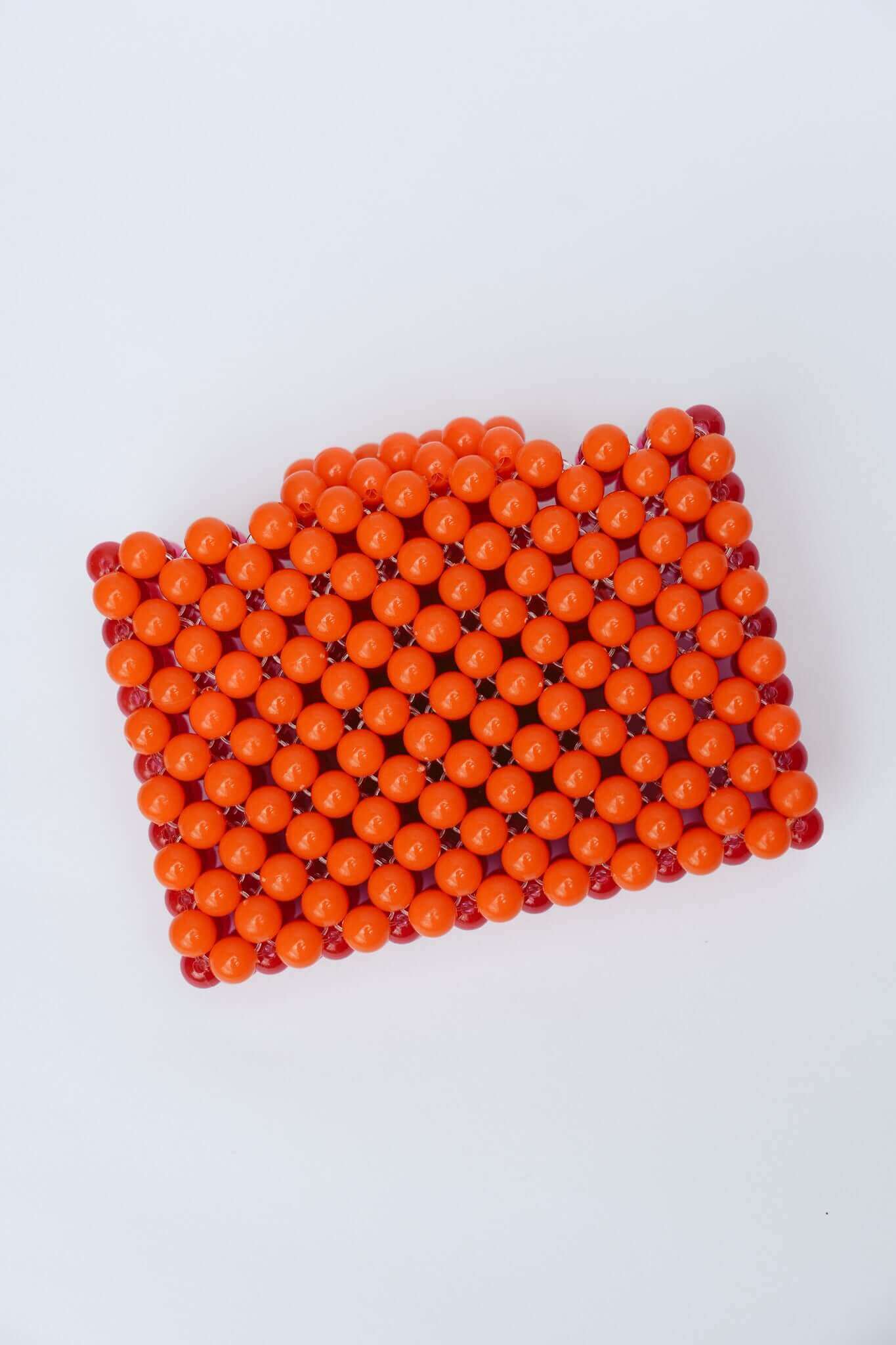 BEADED CARD PURSE - MULTI PINK by HIBISCUS THE LABEL Designer Homewares Furniture Australia