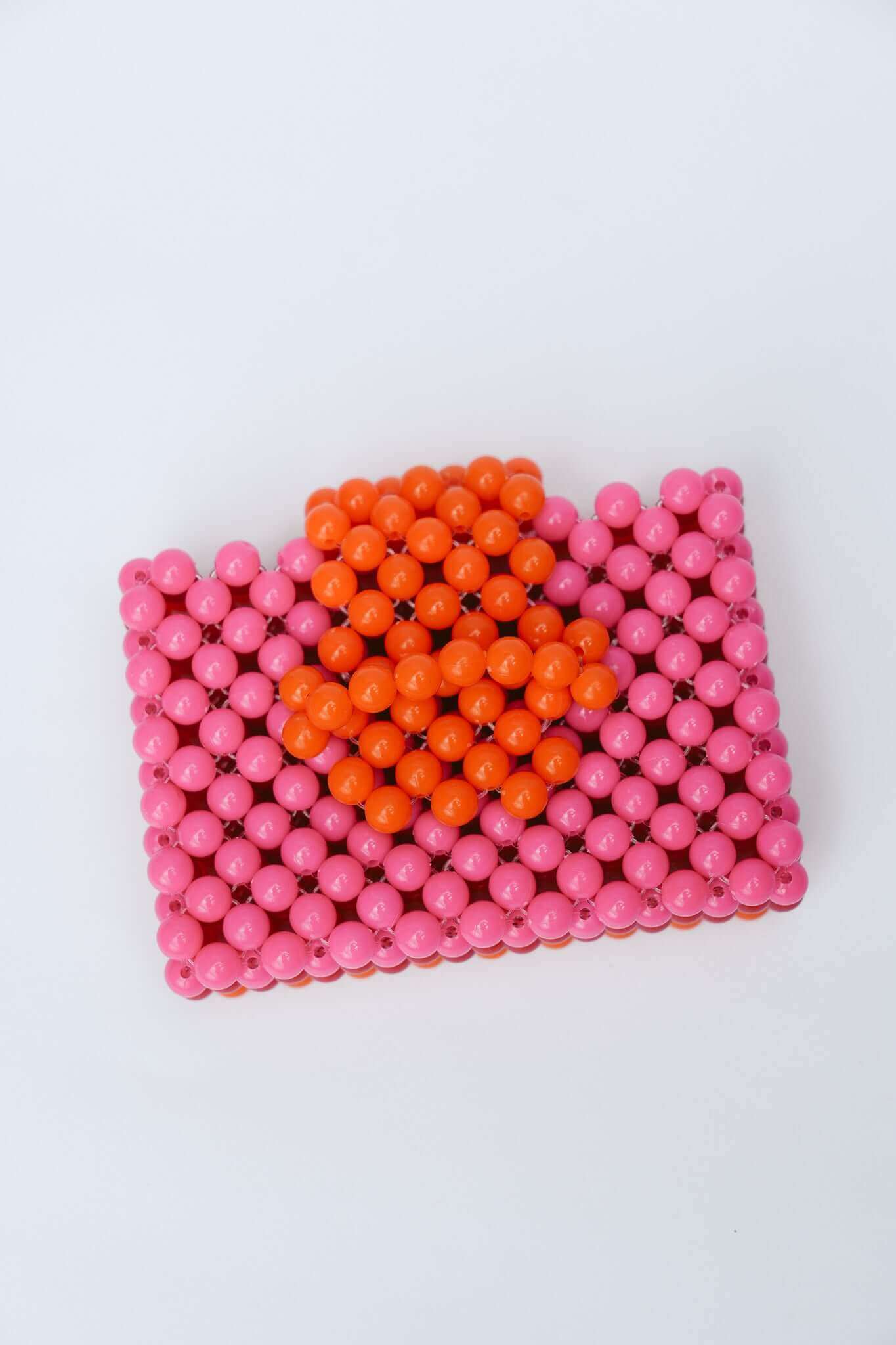 BEADED CARD PURSE - MULTI PINK by HIBISCUS THE LABEL Designer Homewares Furniture Australia