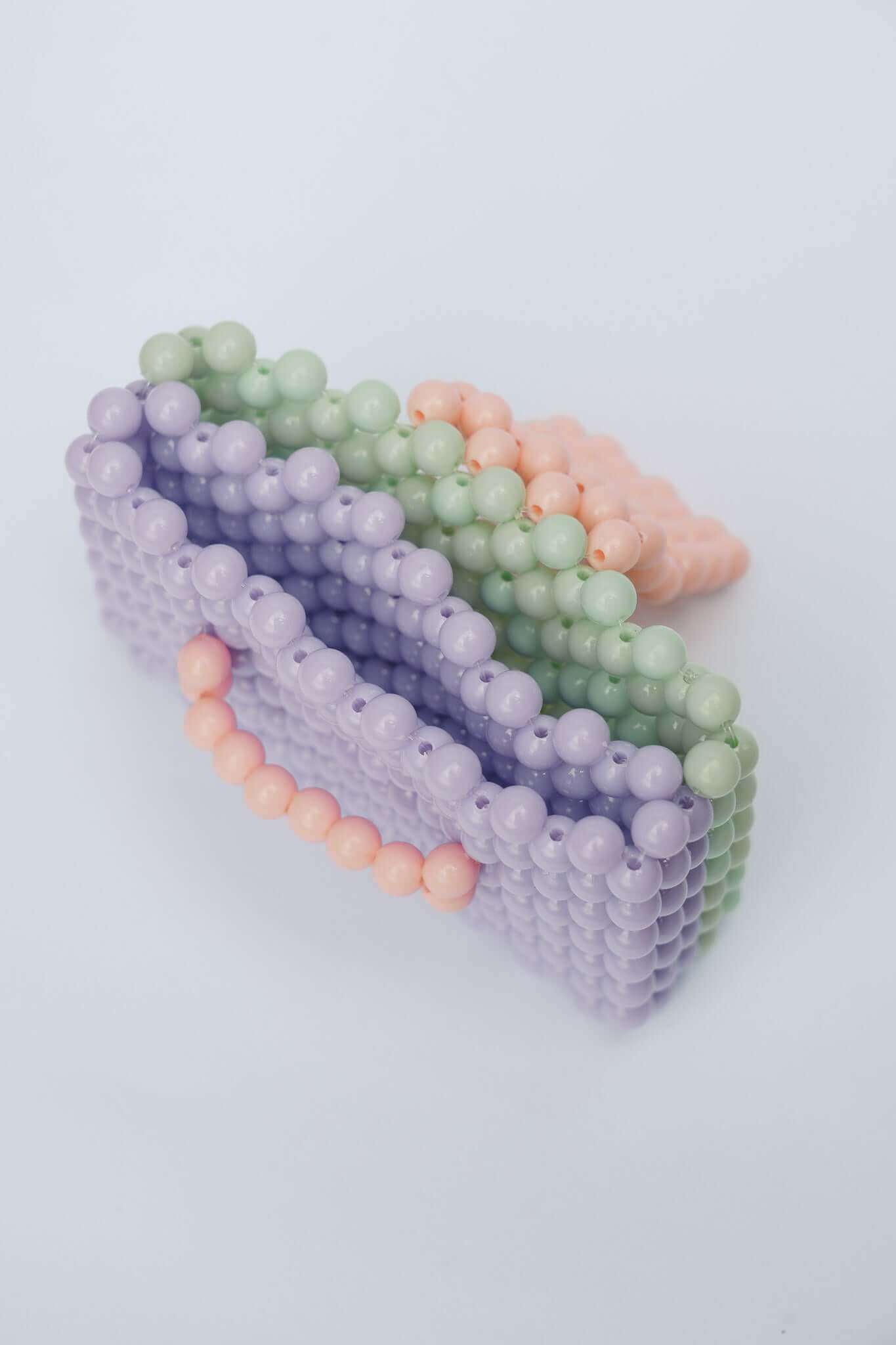 BEADED CARD PURSE - MULTI PURPLE by HIBISCUS THE LABEL Designer Homewares Furniture Australia