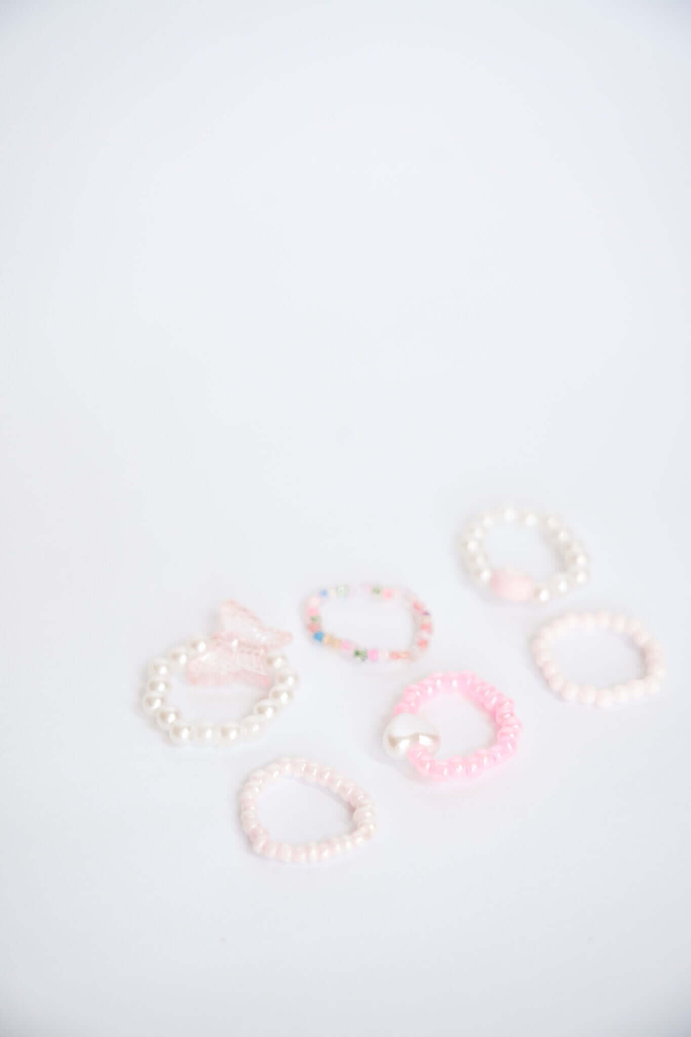 BEADED RINGS - PINK by HIBISCUS THE LABEL Designer Homewares Furniture Australia