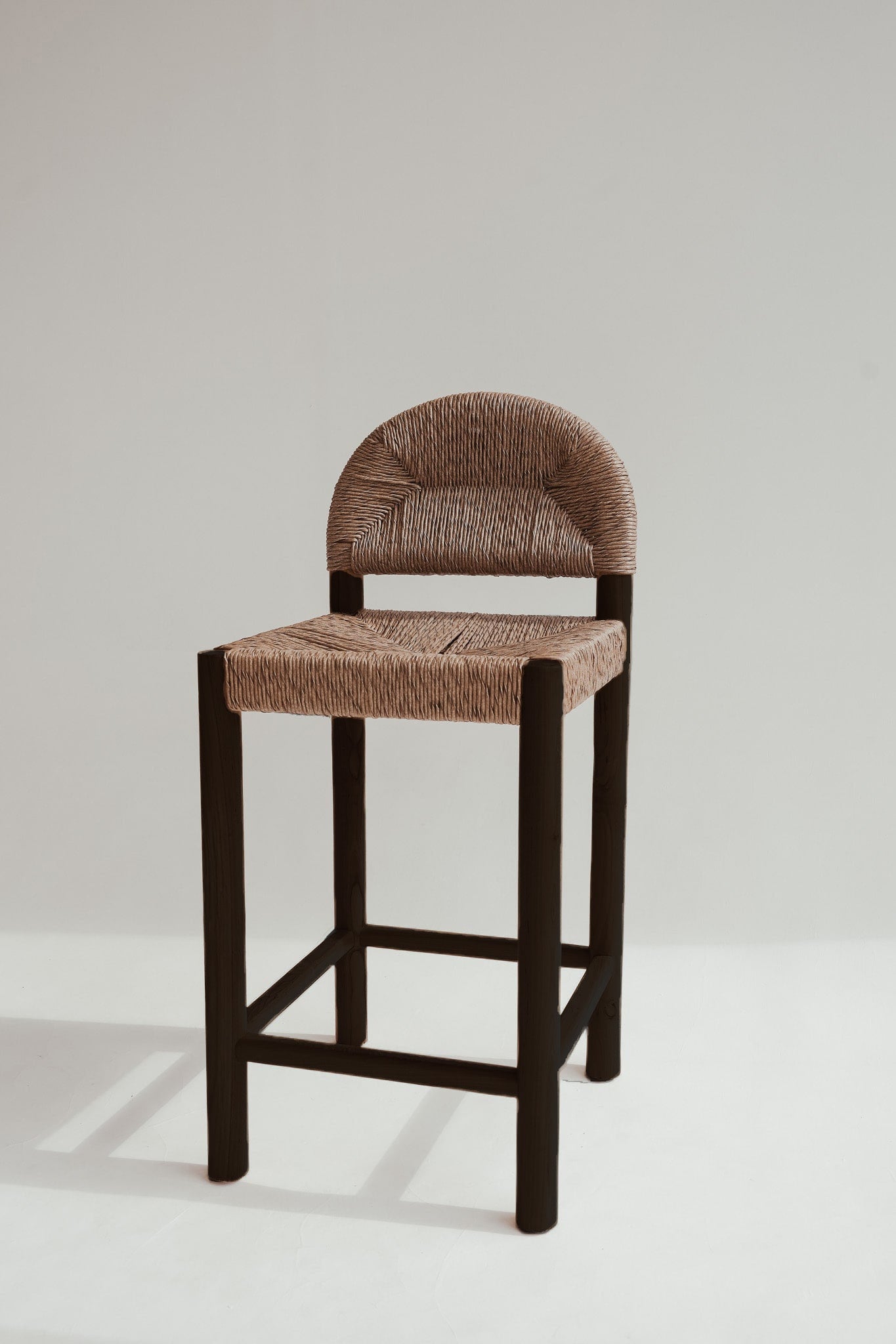 DILLY BAR STOOL- Dark  Brown