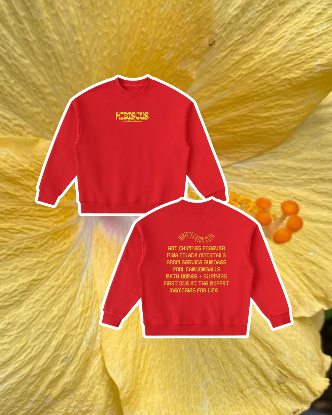 Kids Hibiscus "OG" Crewneck