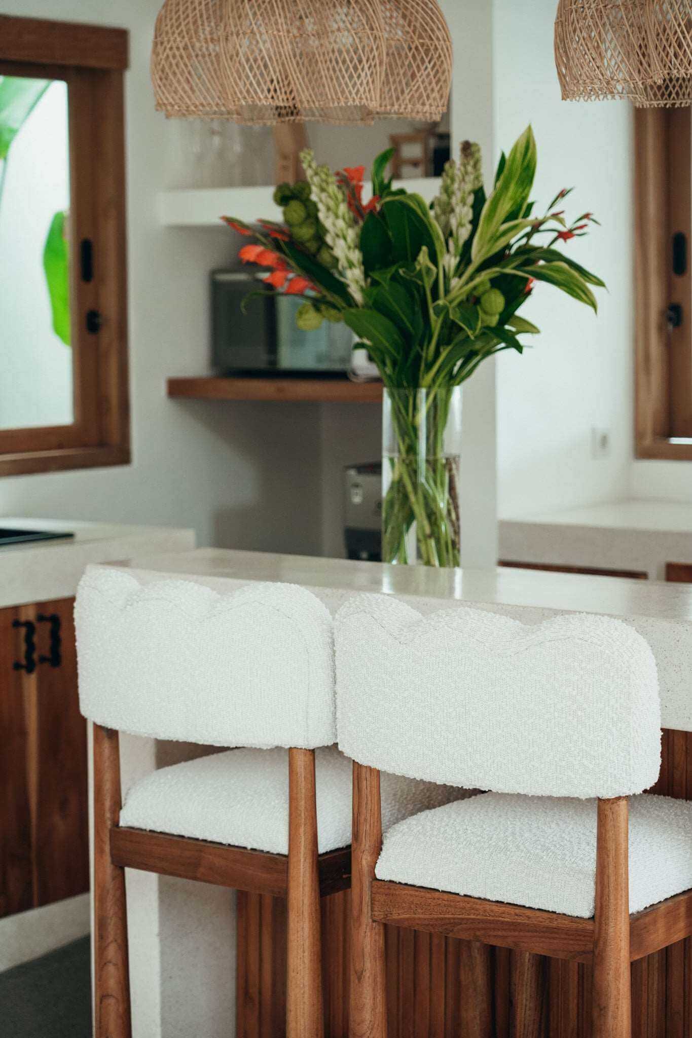 LOKOA BAR STOOL Color: Honey Natural by Black Salt Co Designer Homewares Furniture Australia