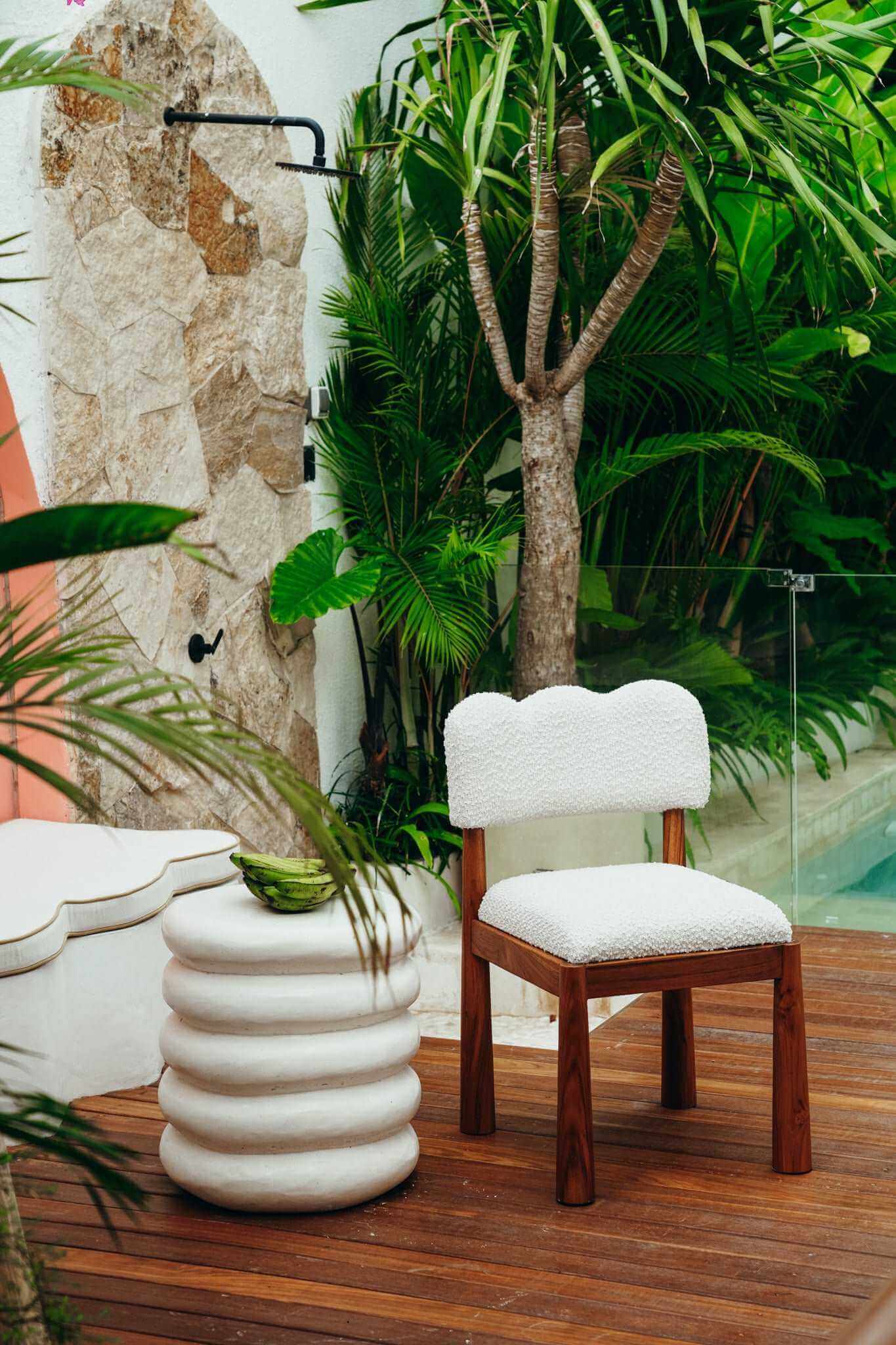 LOKOA DINING CHAIR Color: Honey Natural by Black Salt Co Designer Homewares Furniture Australia